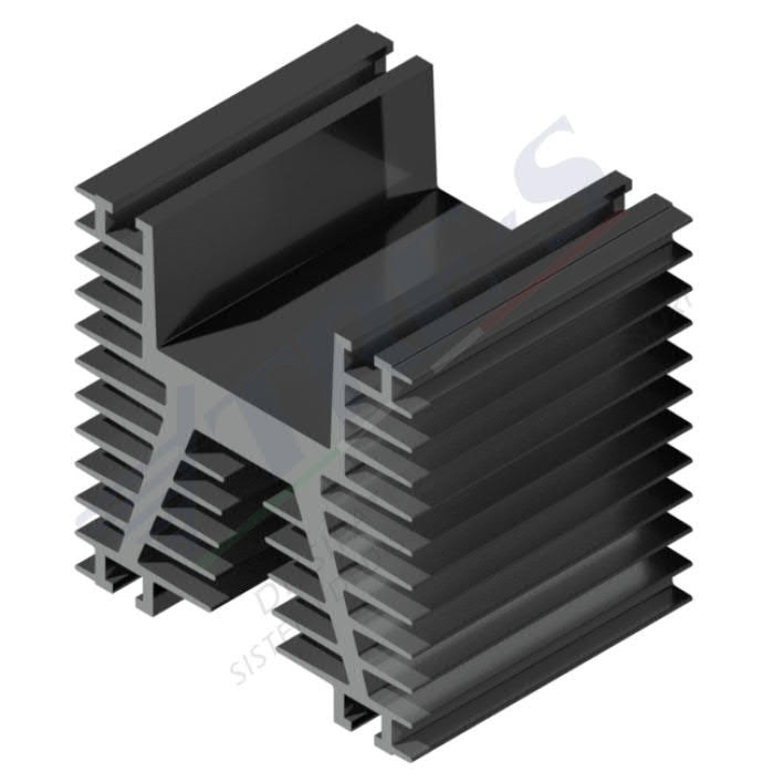 PRO1117 - Dissipatori con guida di supporto PRO1117 - Dissipatori con guida di supporto