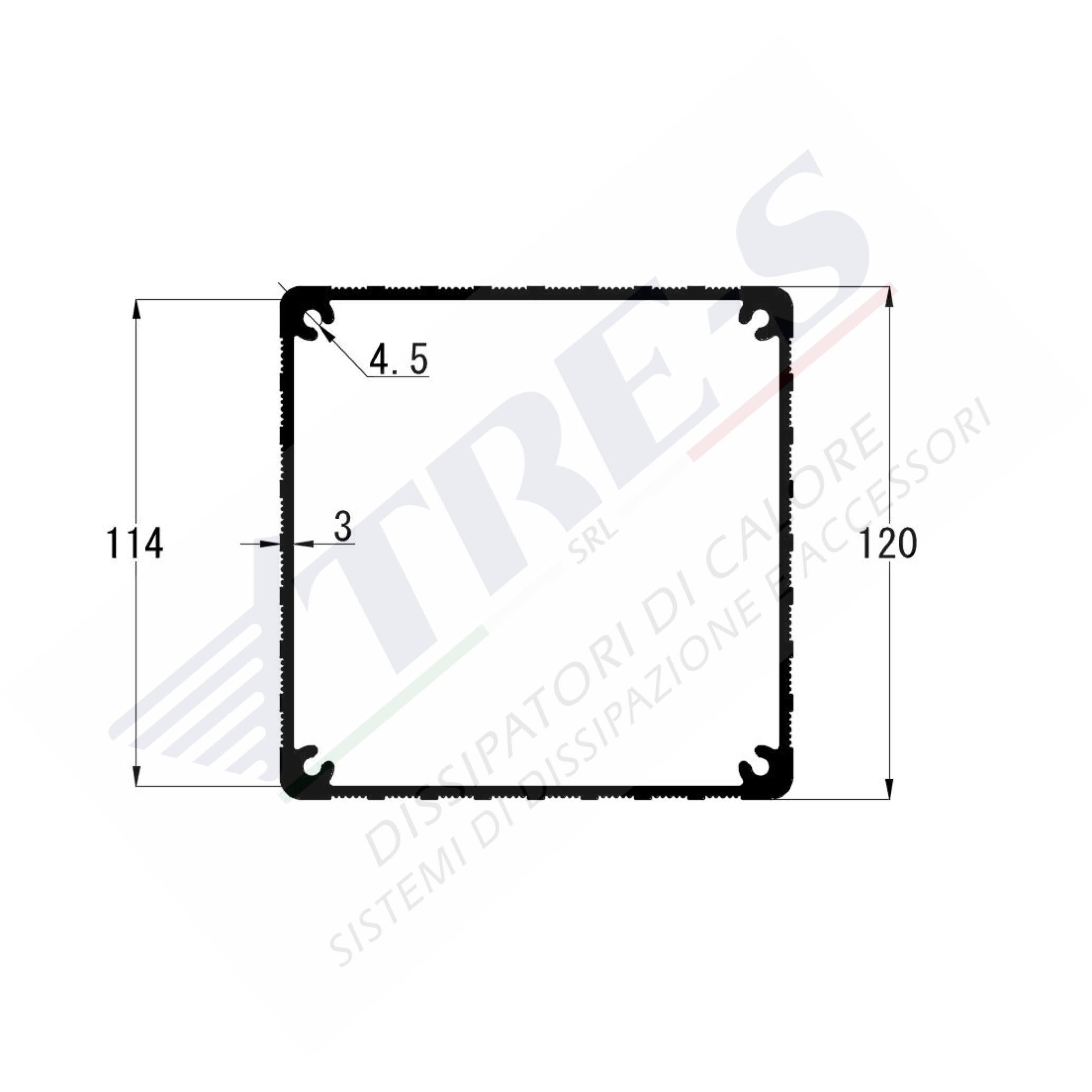 Dissipatore di calore PRD120