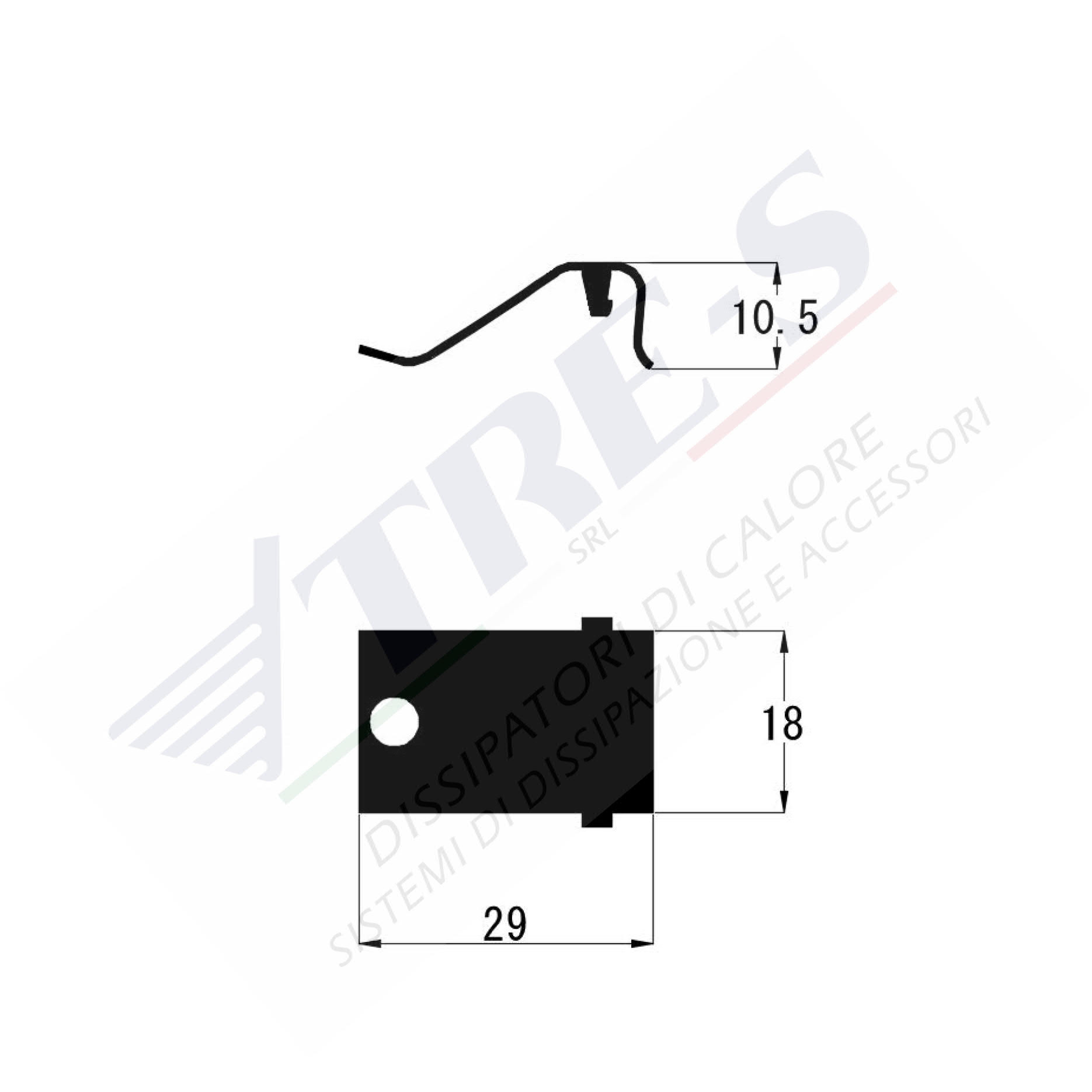 PRM002 - Dissipatori con sistema a clip PRM002 - Dissipatori con sistema a clip