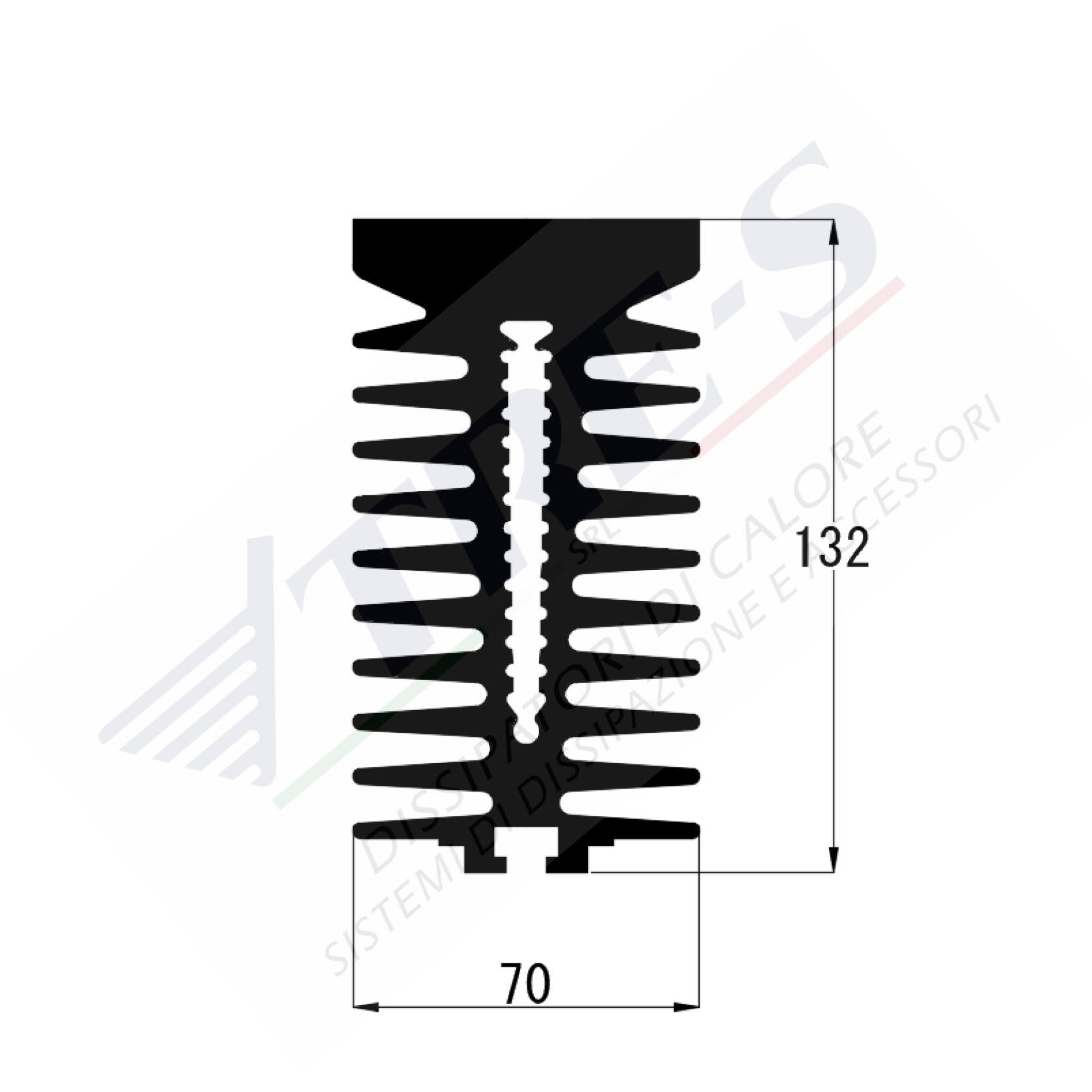 PRO1059 - Dissipatori con guida di supporto PRO1059 - Dissipatori con guida di supporto
