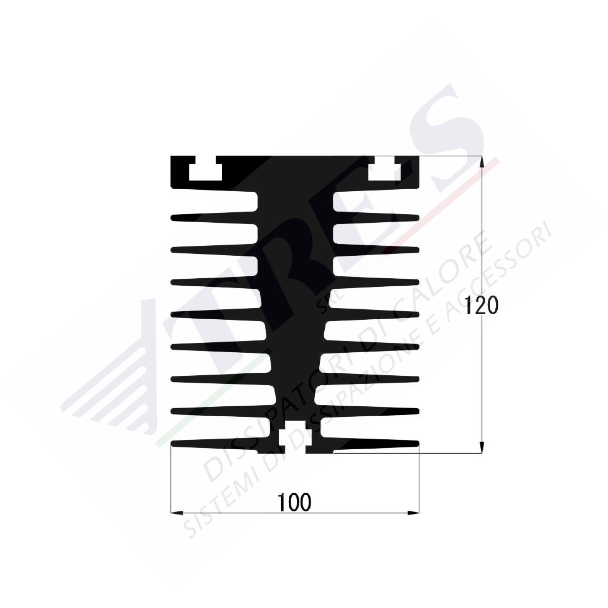 PRO1066 - Dissipatori con guida di supporto PRO1066 - Dissipatori con guida di supporto