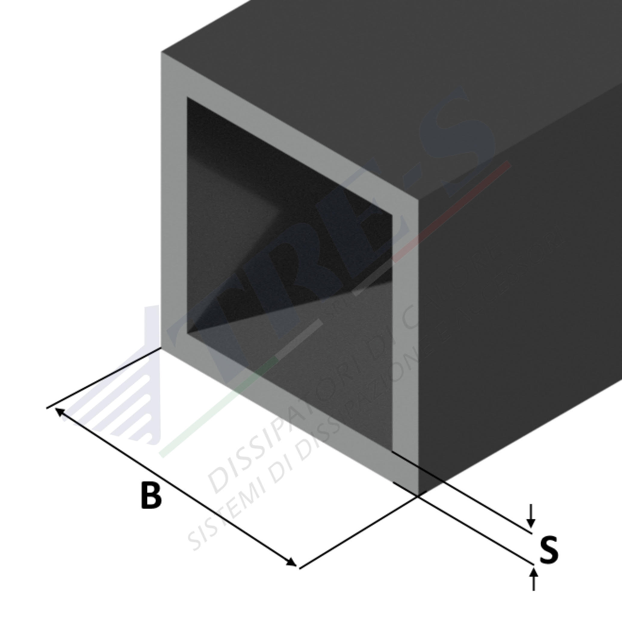 Tubo quadro - Profili standard