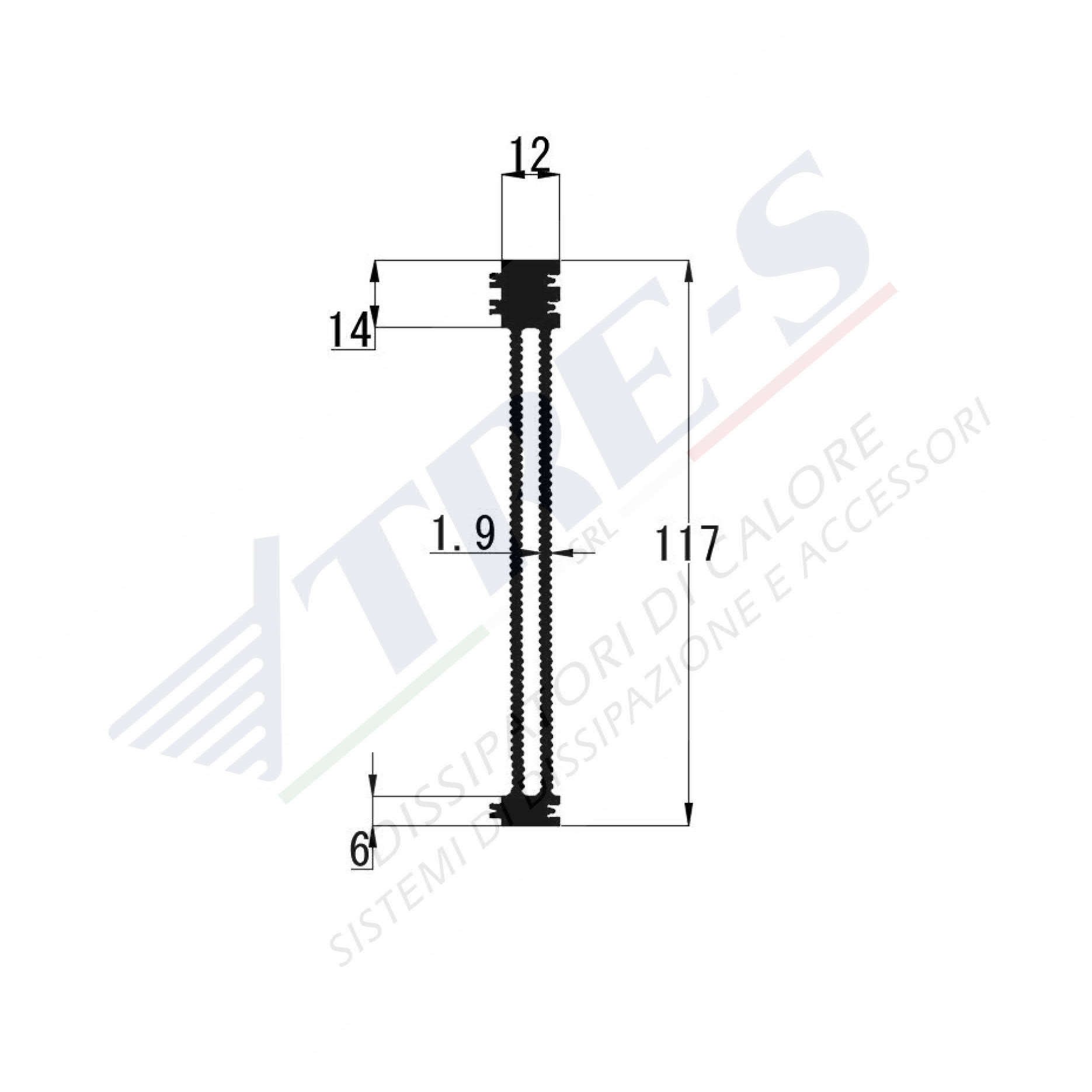 Dissipatore di calore PRI1013