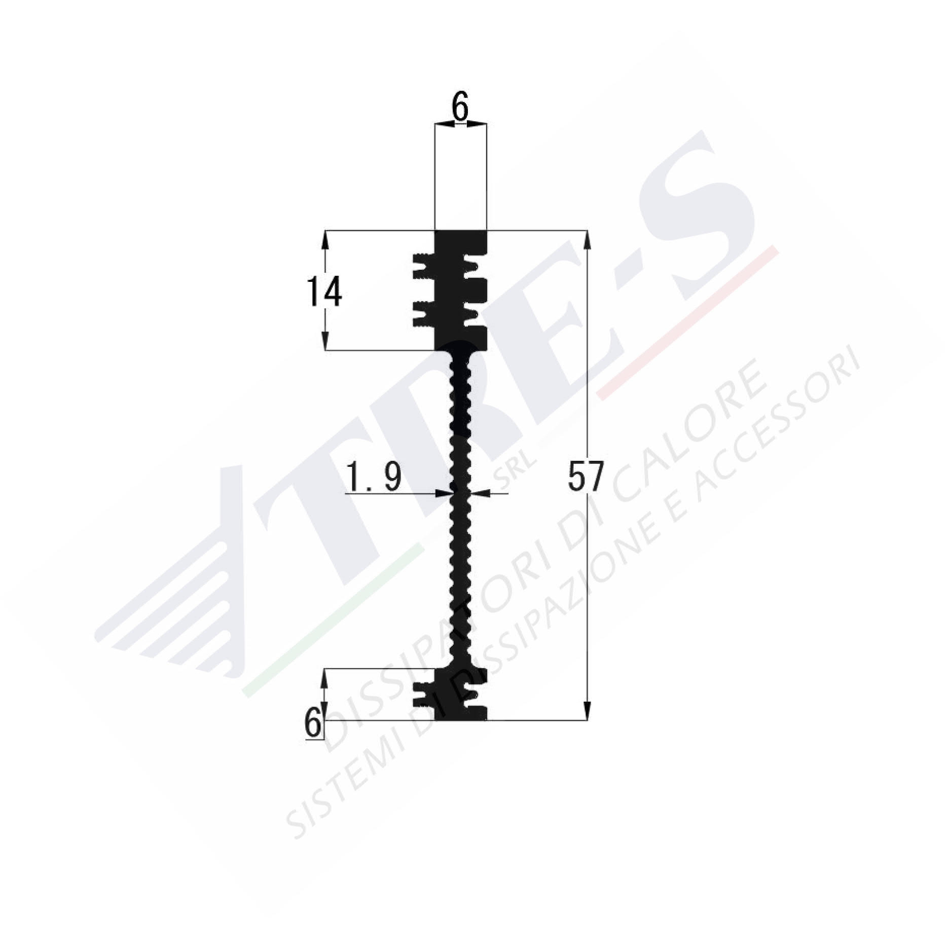 Dissipatore di calore PRI1029