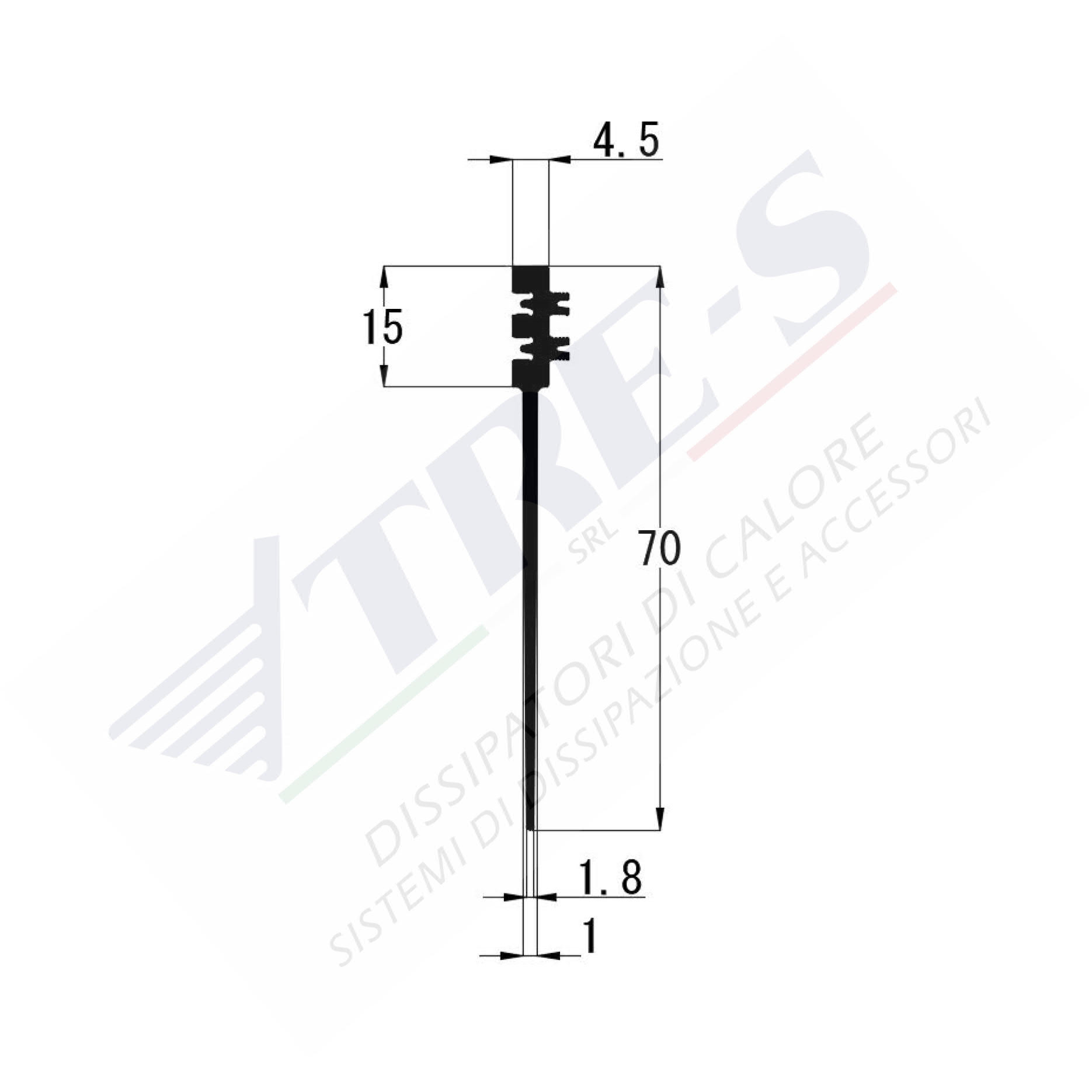 Dissipatore di calore PRI1030