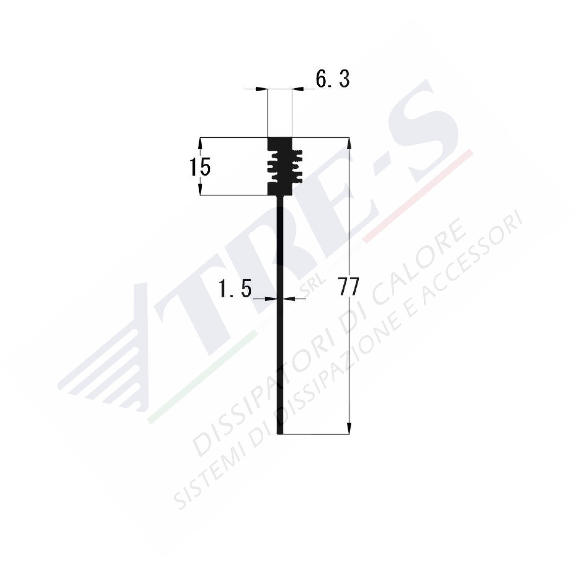 Dissipatore di calore PRI1034