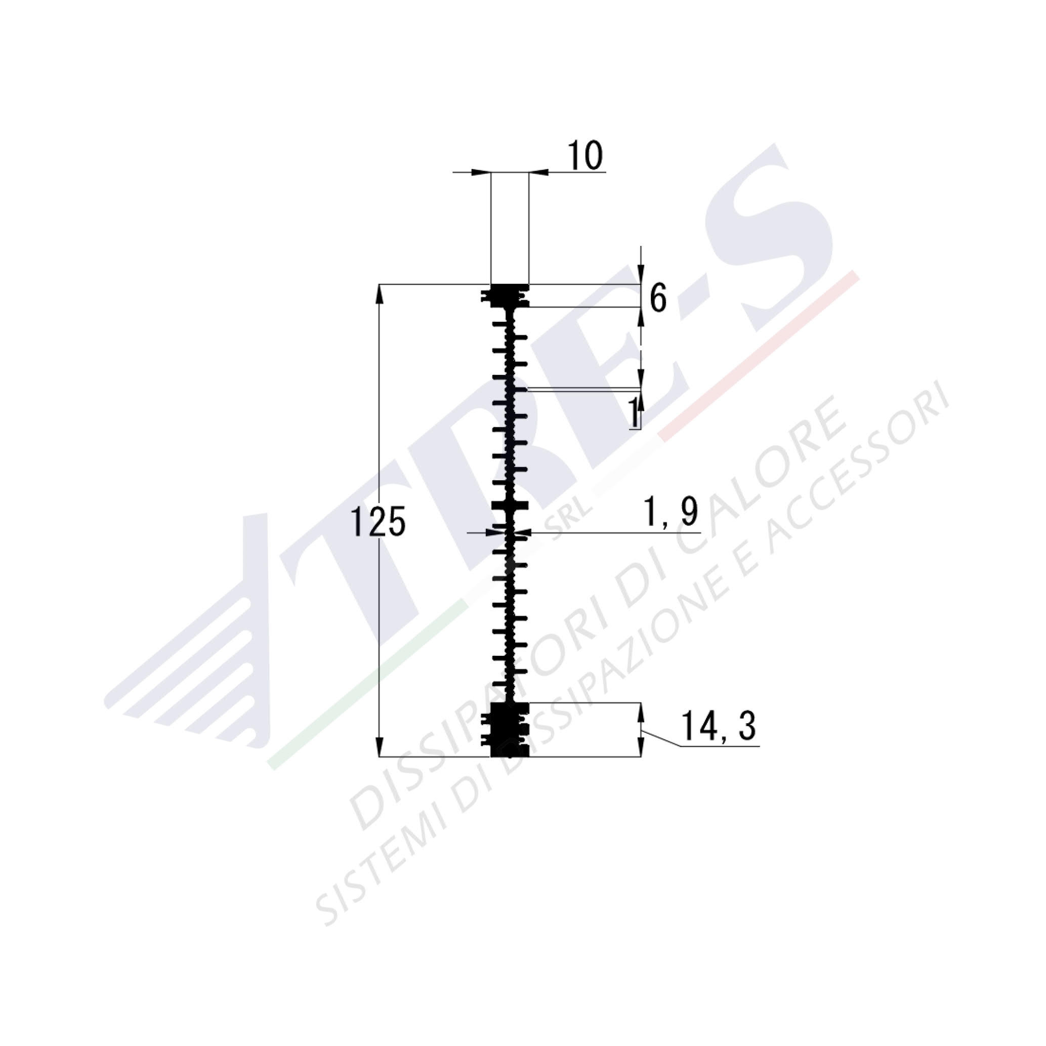 Dissipatore di calore PRI1038