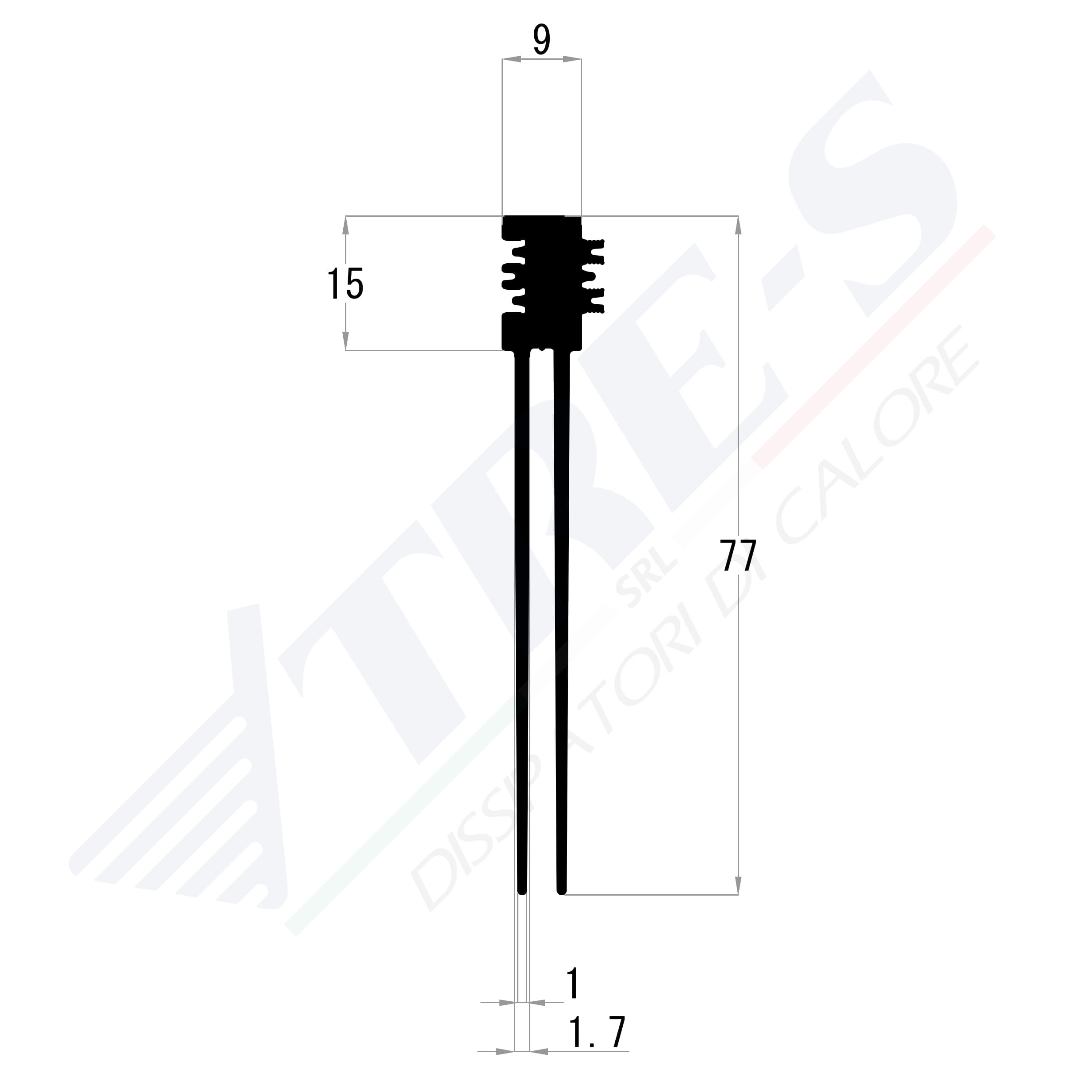 PRI1050 - Dissipatori incastrati
