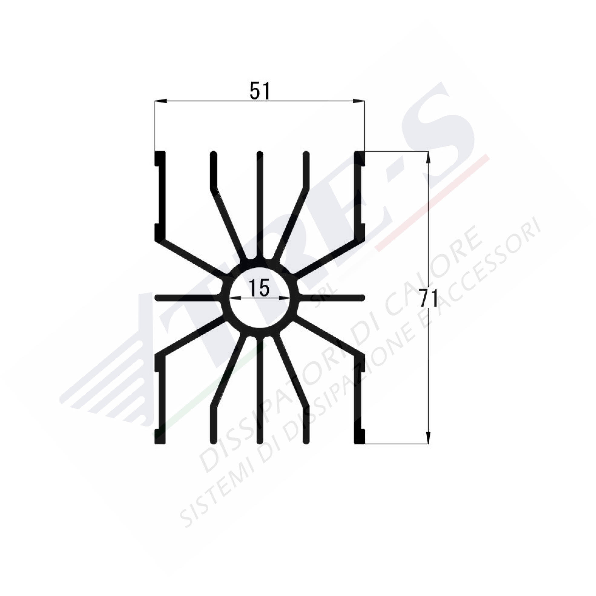 Dissipatore di calore PRO1007