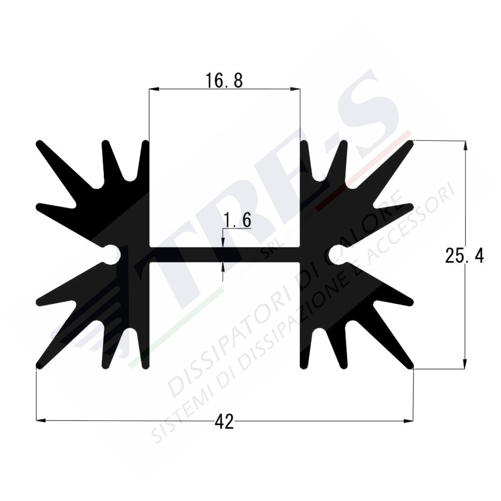 Dissipatore di calore PRO1012