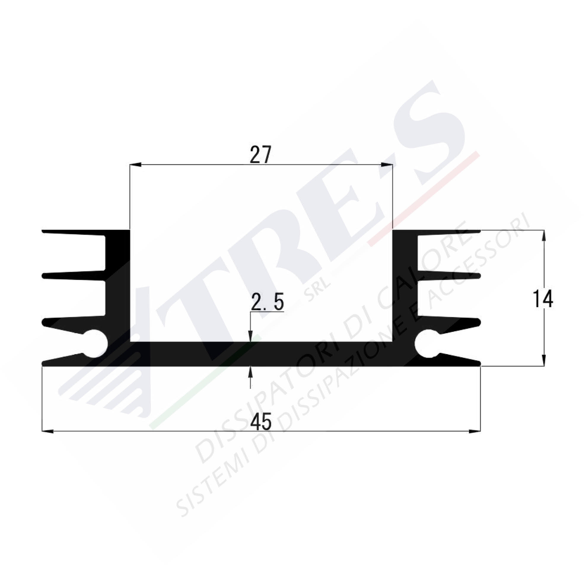 Dissipatore di calore PRO1018