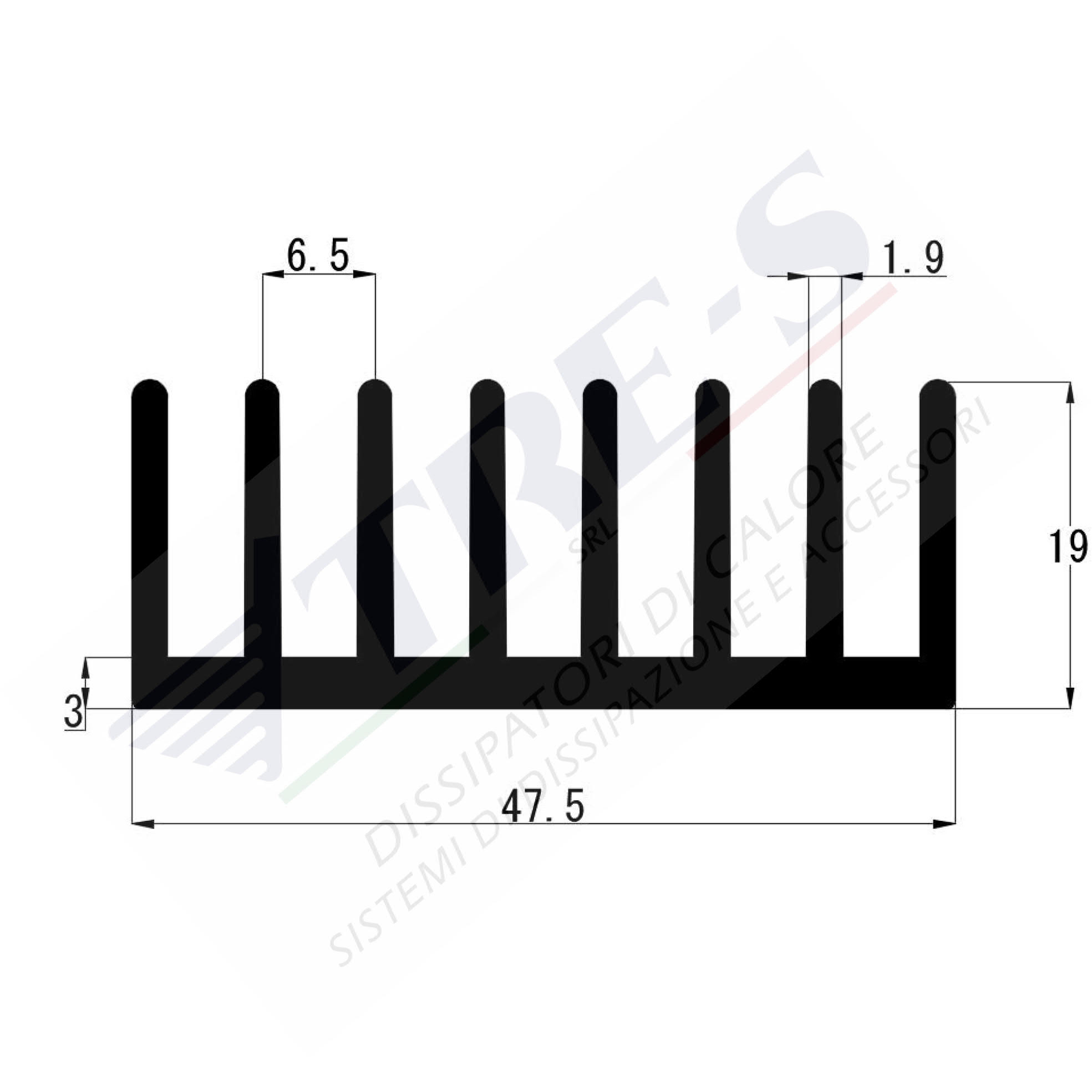 Dissipatore di calore PRO1038