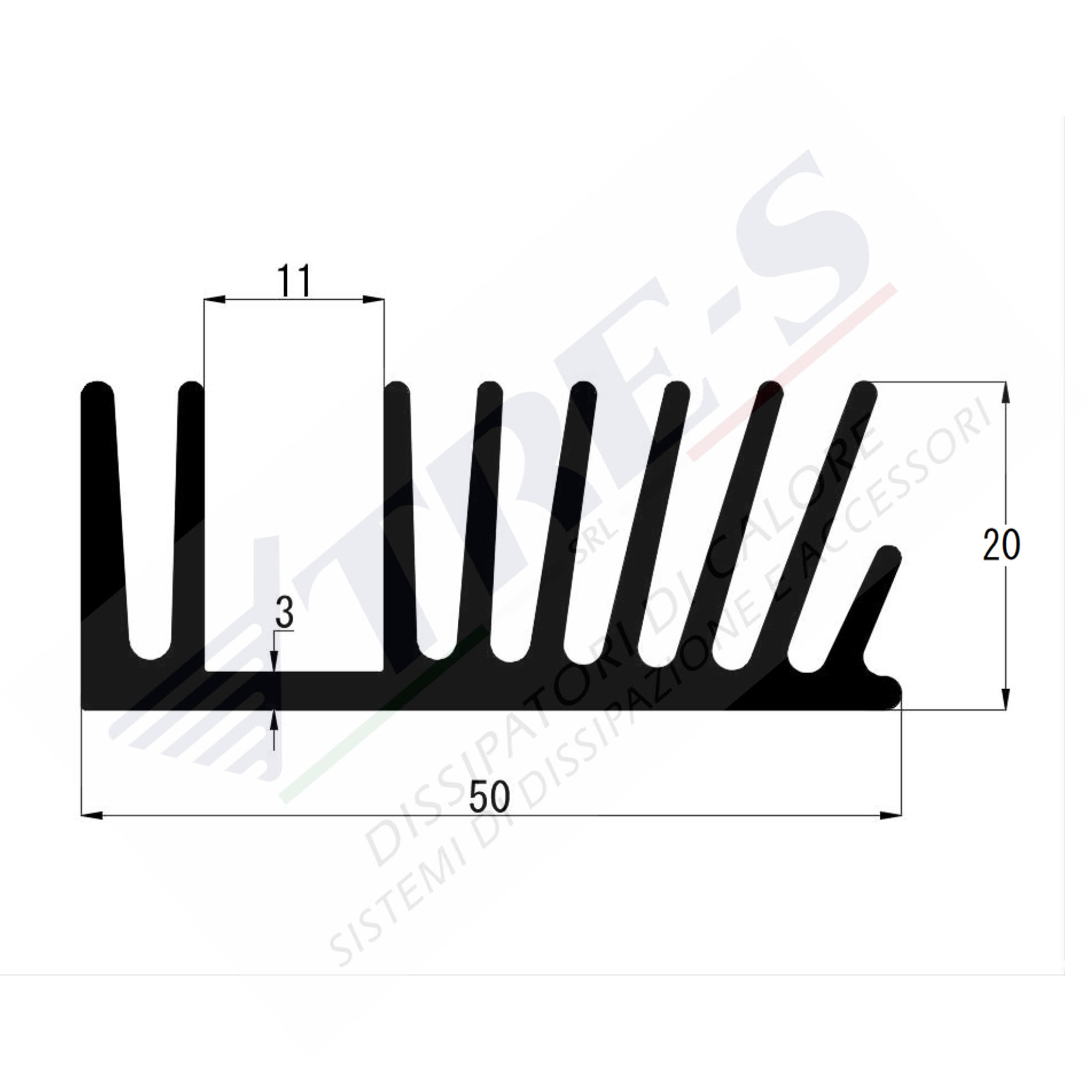 Dissipatore di calore PRO1050