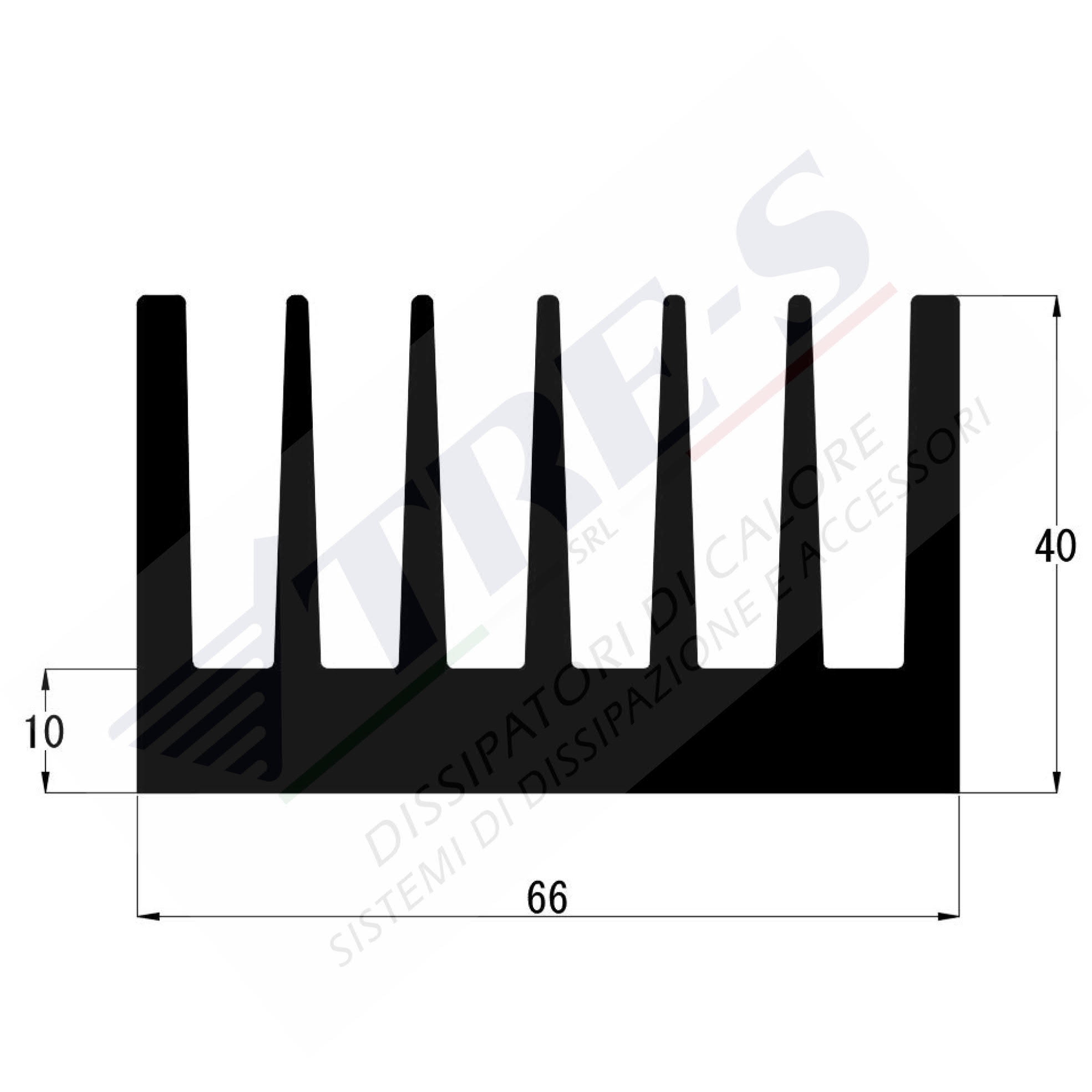PRO1075 - Dissipatori per moduli di potenza PRO1075 - Dissipatori per moduli di potenza