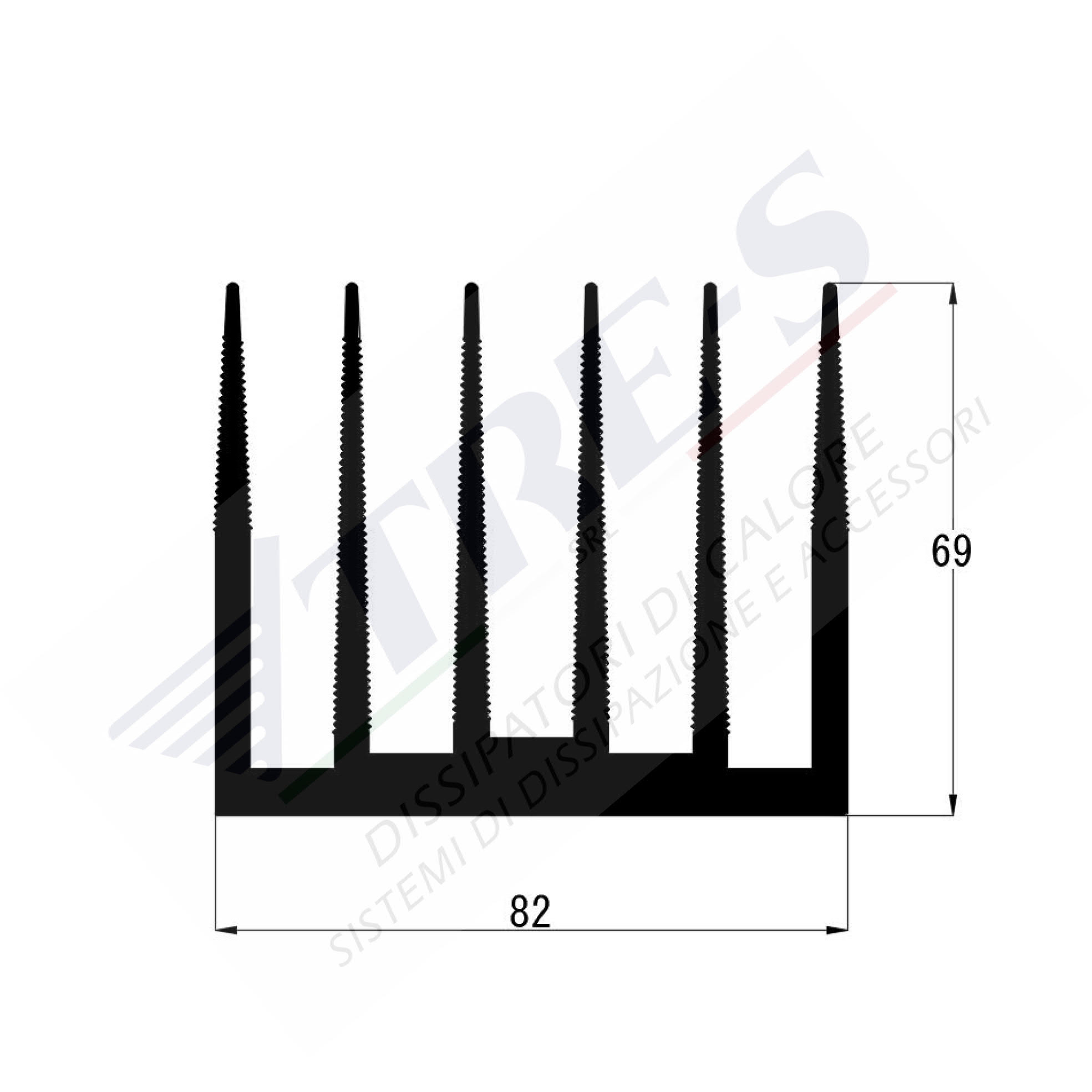 PRO1076 - Dissipatori per moduli di potenza