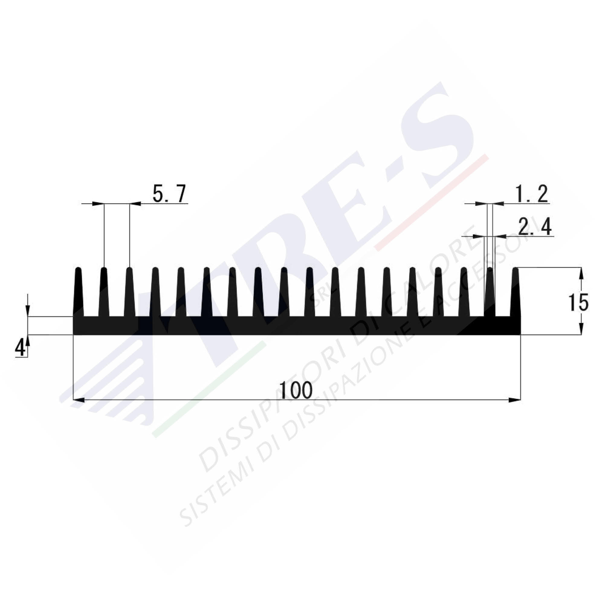 PRO1082 - Dissipatori per moduli di potenza