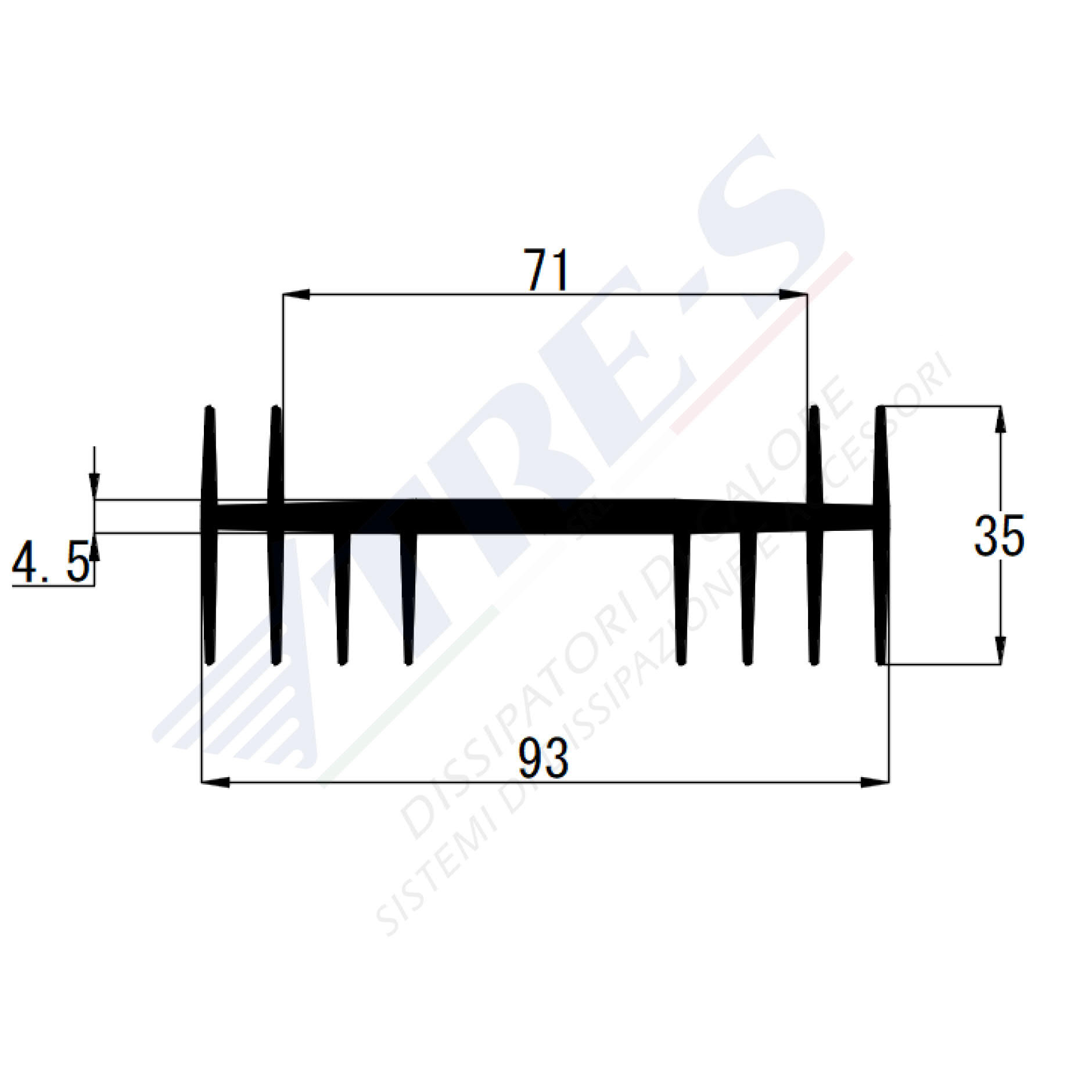 Dissipatore di calore PRO1096