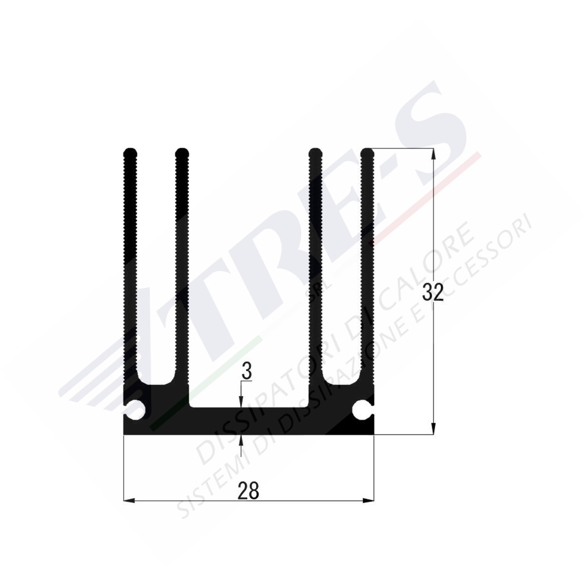 Dissipatore di calore PRO1100