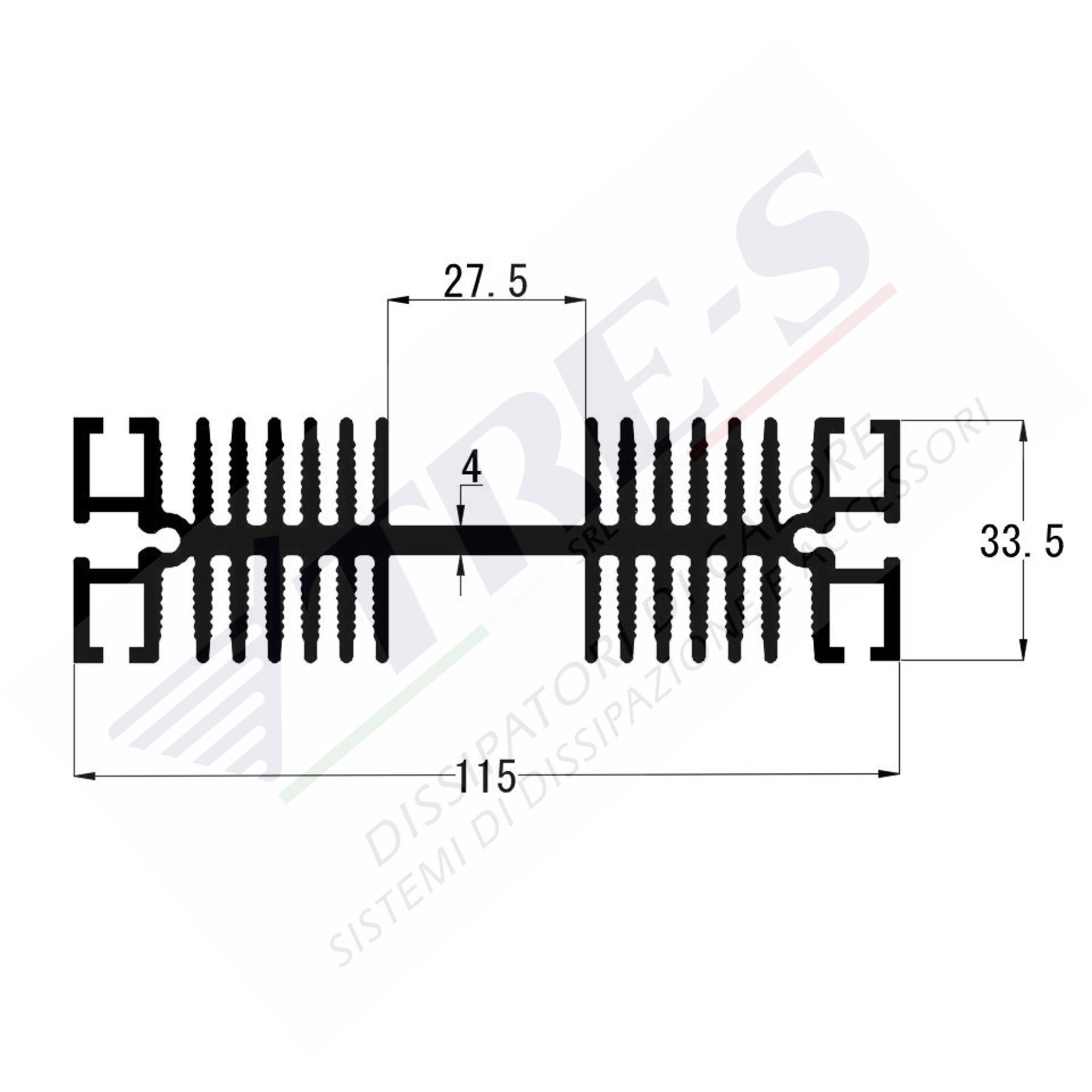 Dissipatore di calore PRO1102