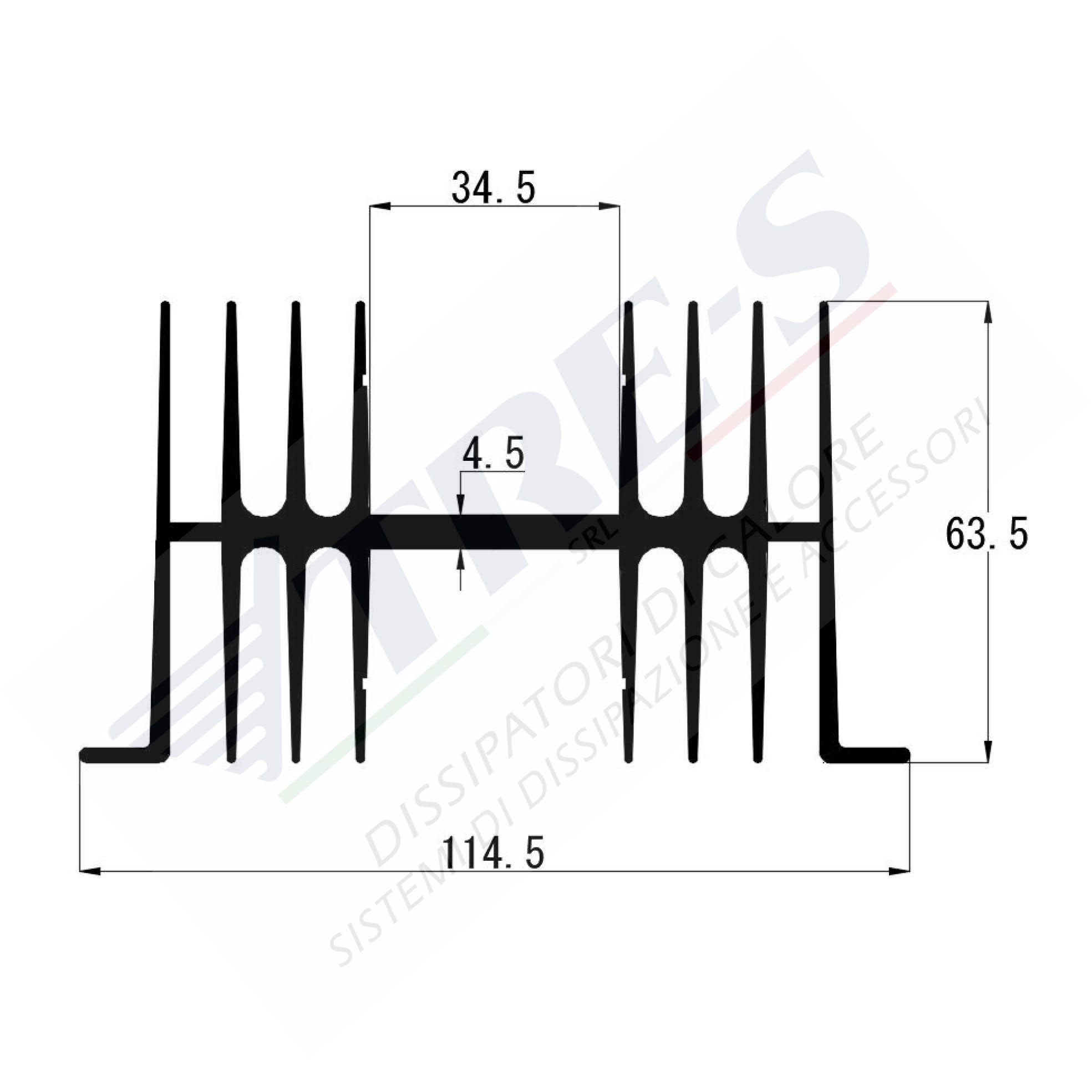 Dissipatore di calore PRO1105