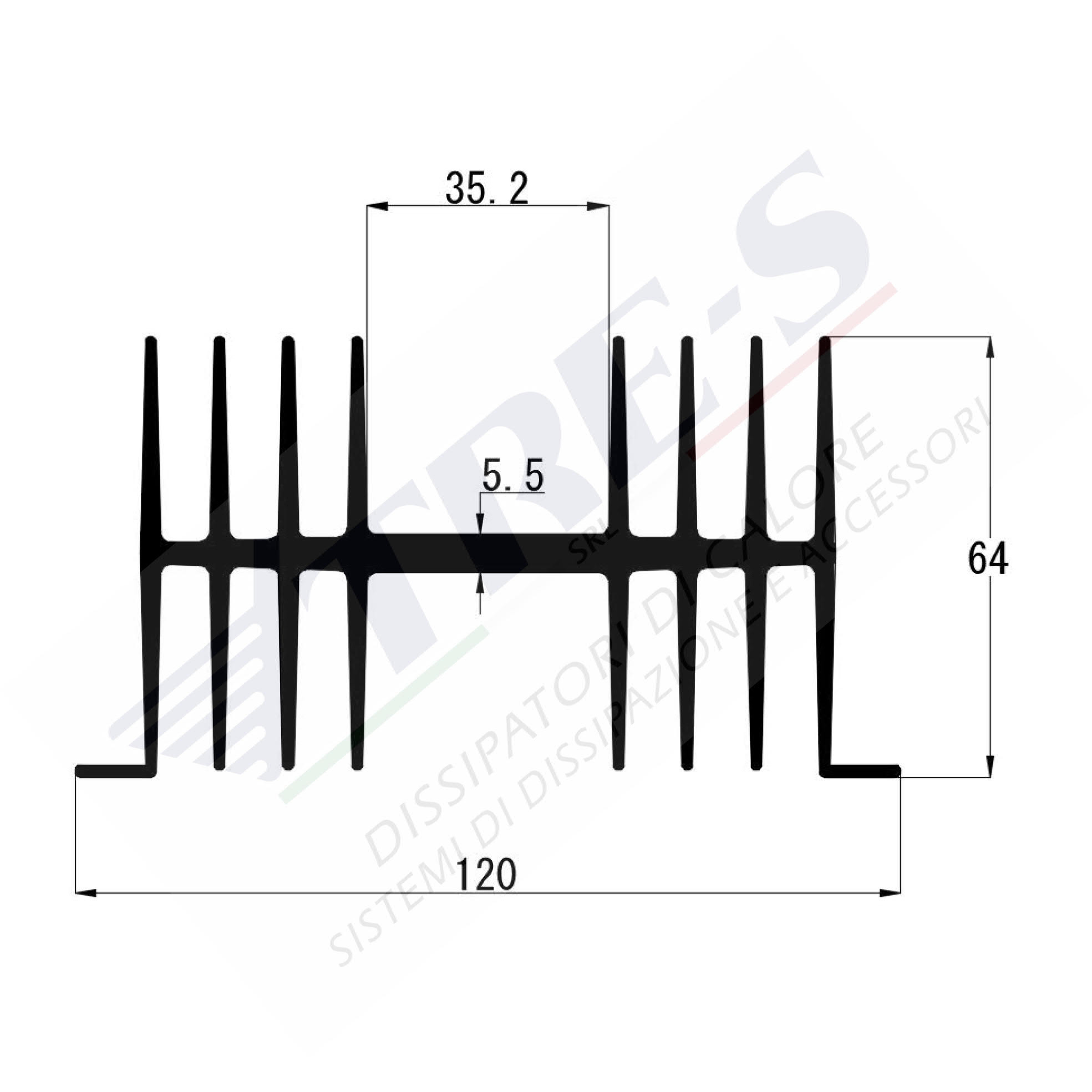 Dissipatore di calore PRO1108