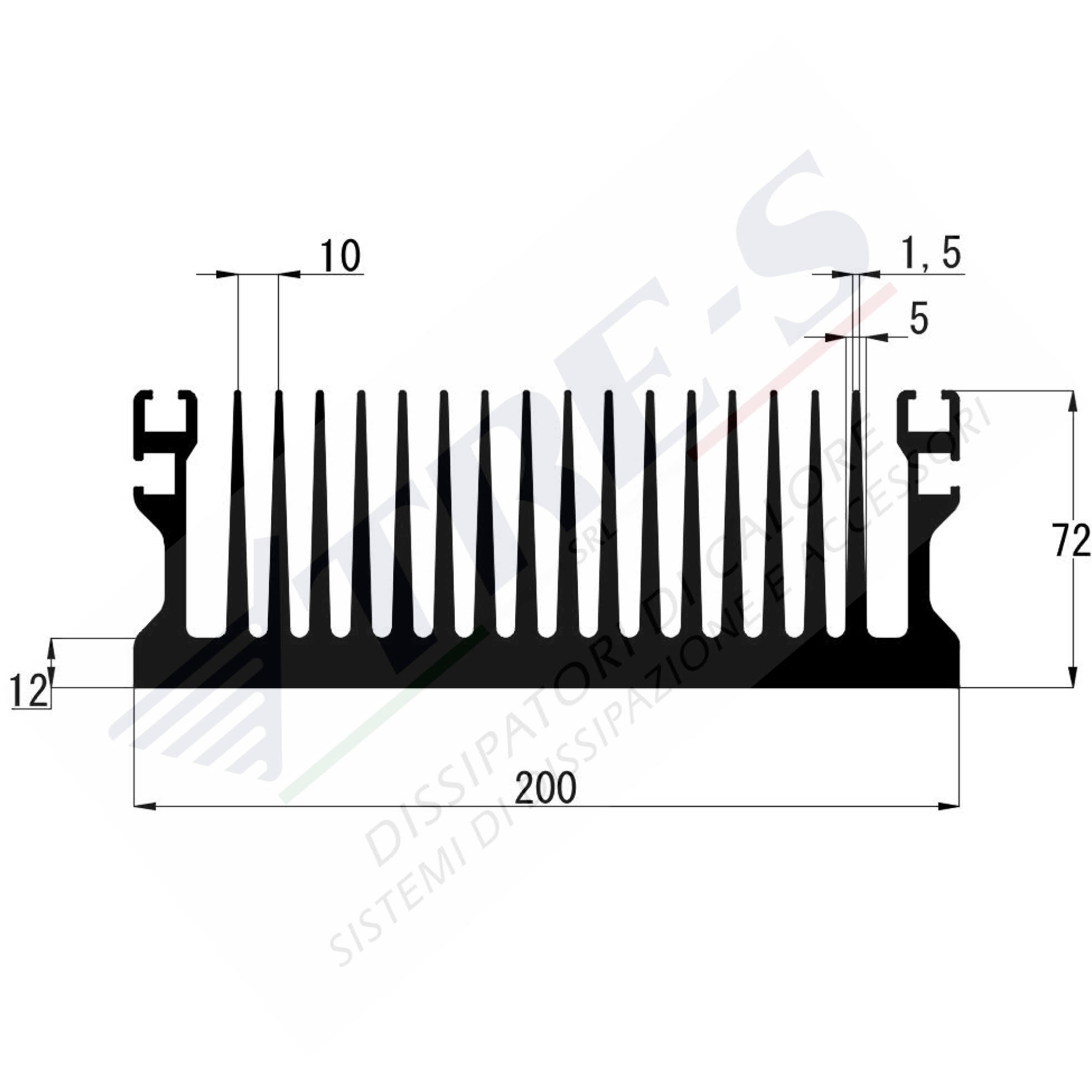 PRO1158 - Dissipatori per moduli di potenza