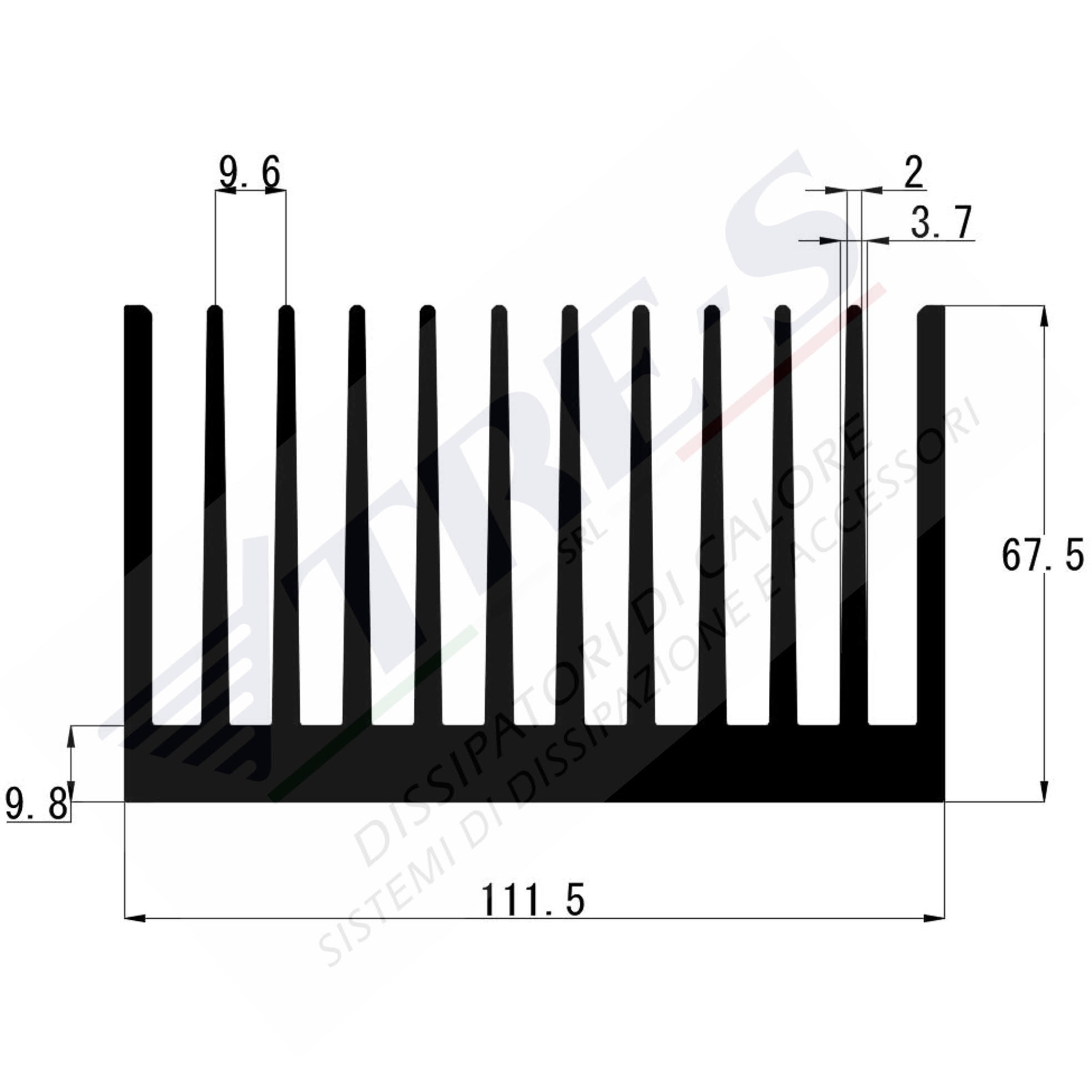 PRO1166 - Dissipatori per moduli di potenza