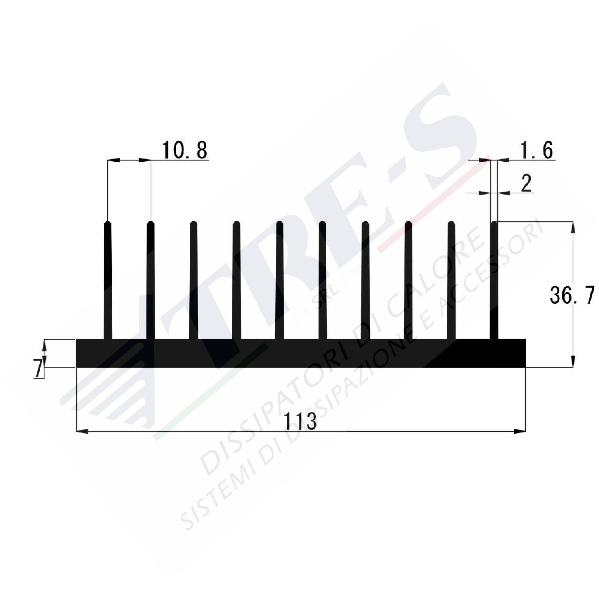 PRO1168 - Dissipatori per moduli di potenza