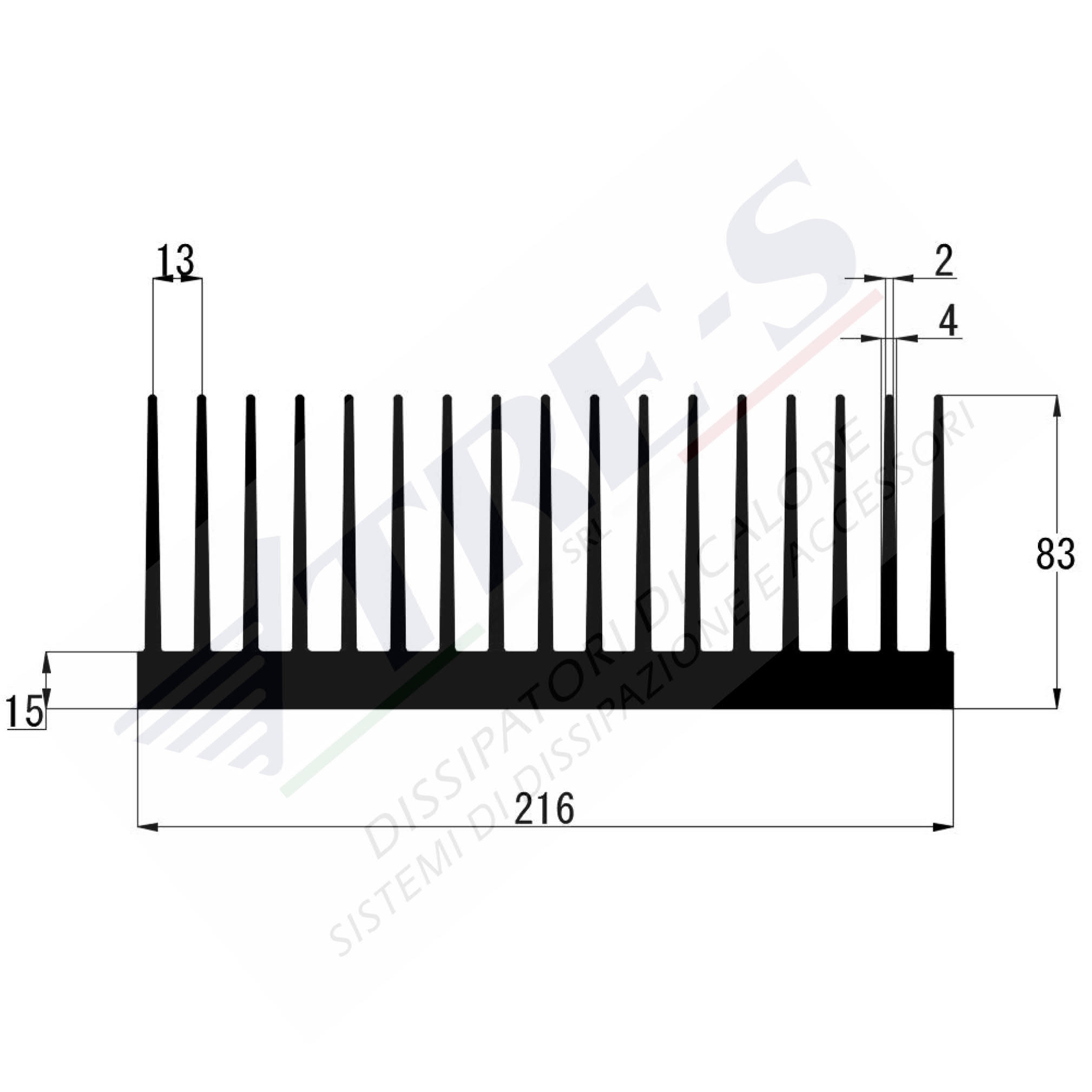 PRO1203 - Dissipatori per moduli di potenza