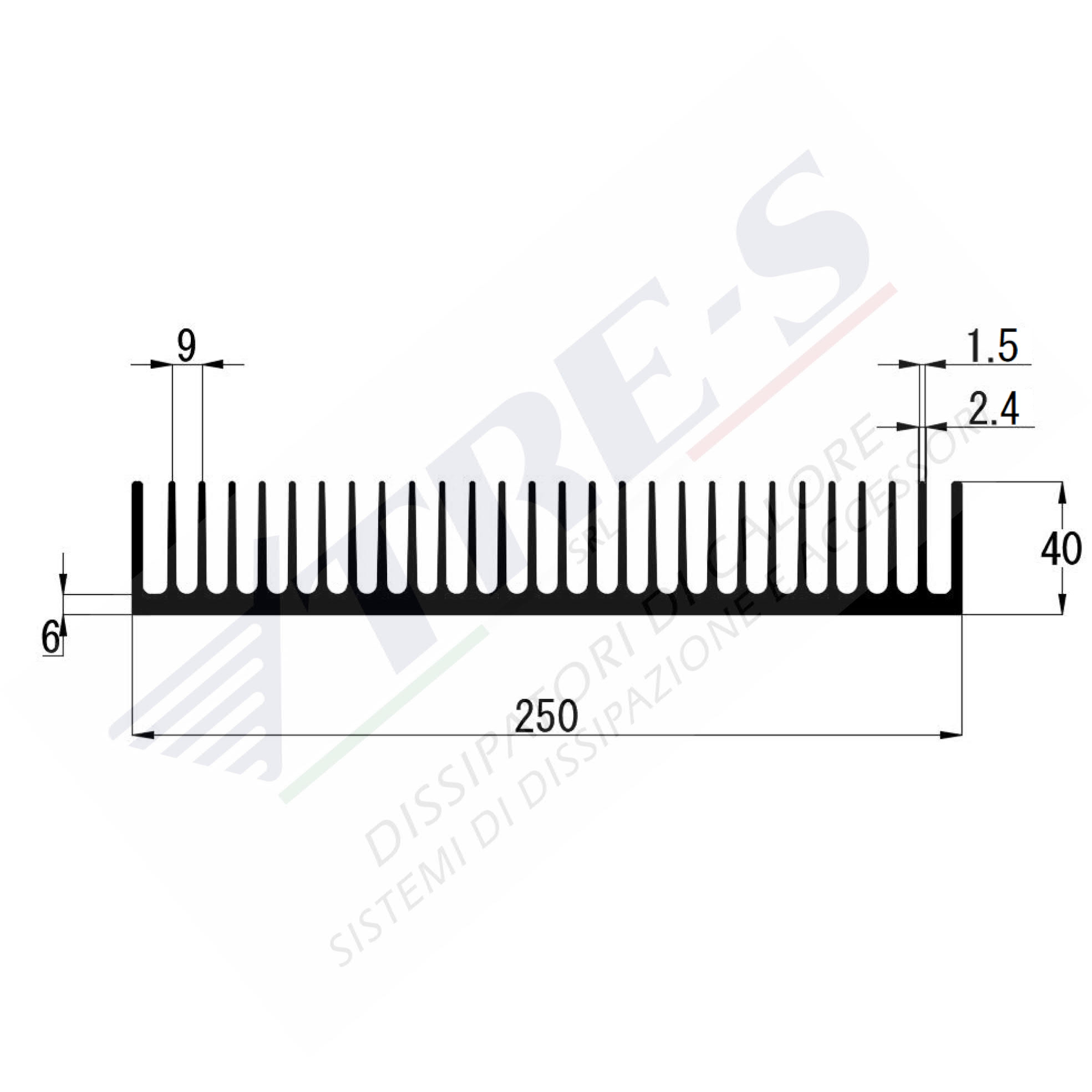 PRO1209 - Dissipatori per media potenza PRO1209 - Dissipatori per media potenza