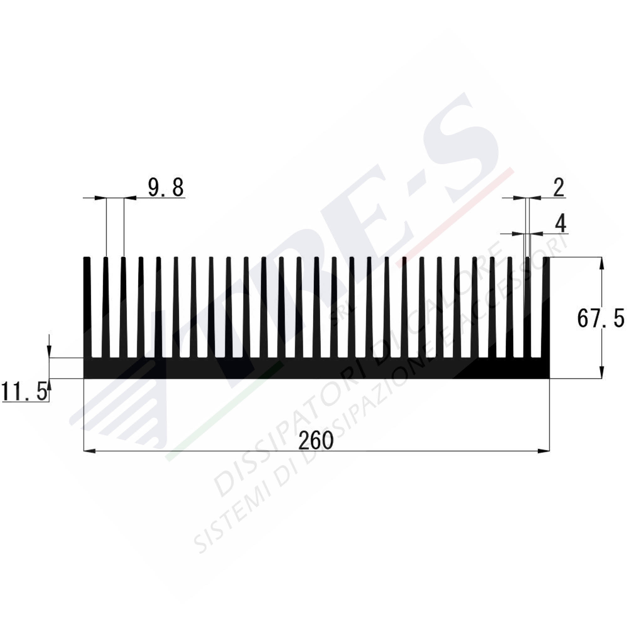 Dissipatore di calore PRO1214