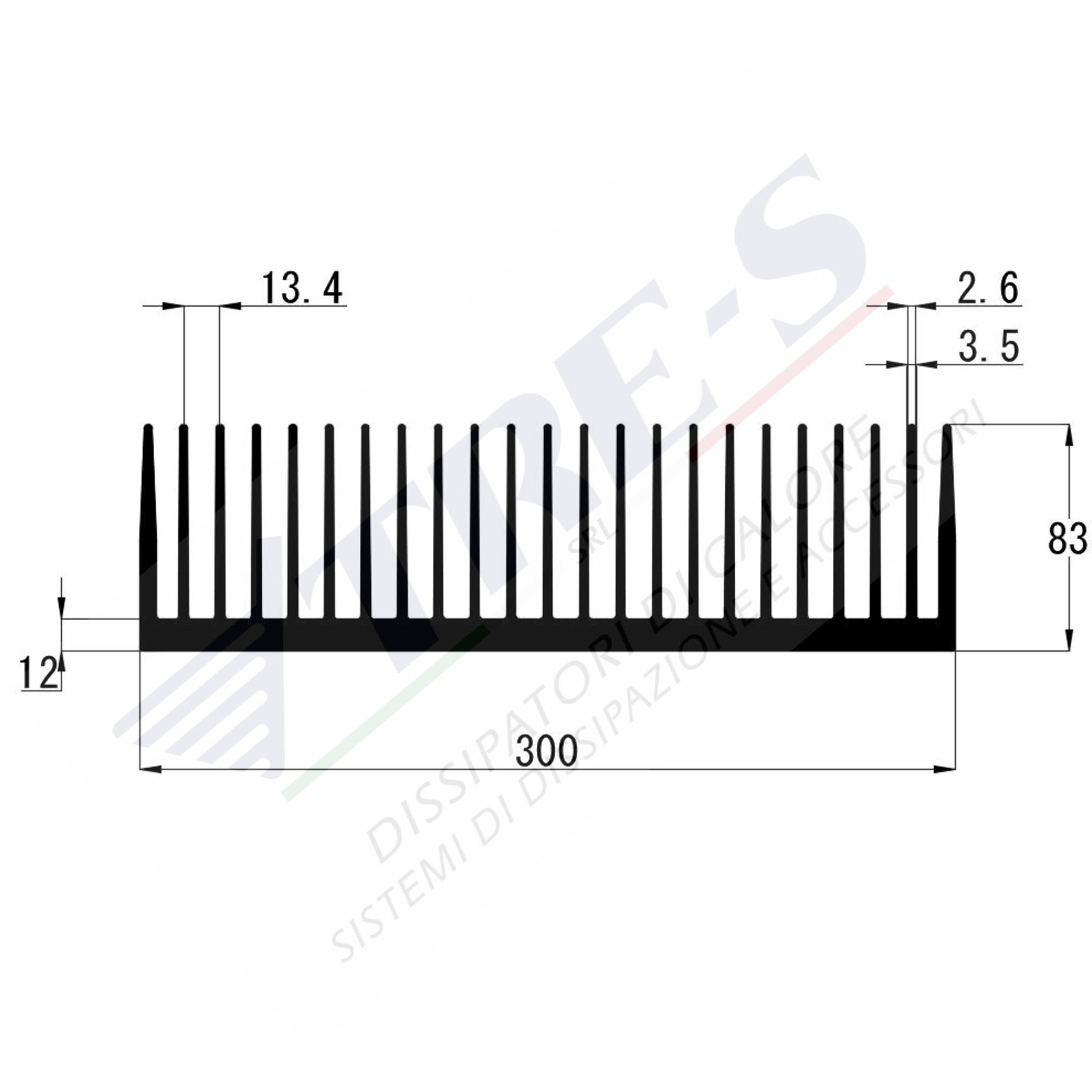 PRO1220 - Dissipatori per moduli di potenza