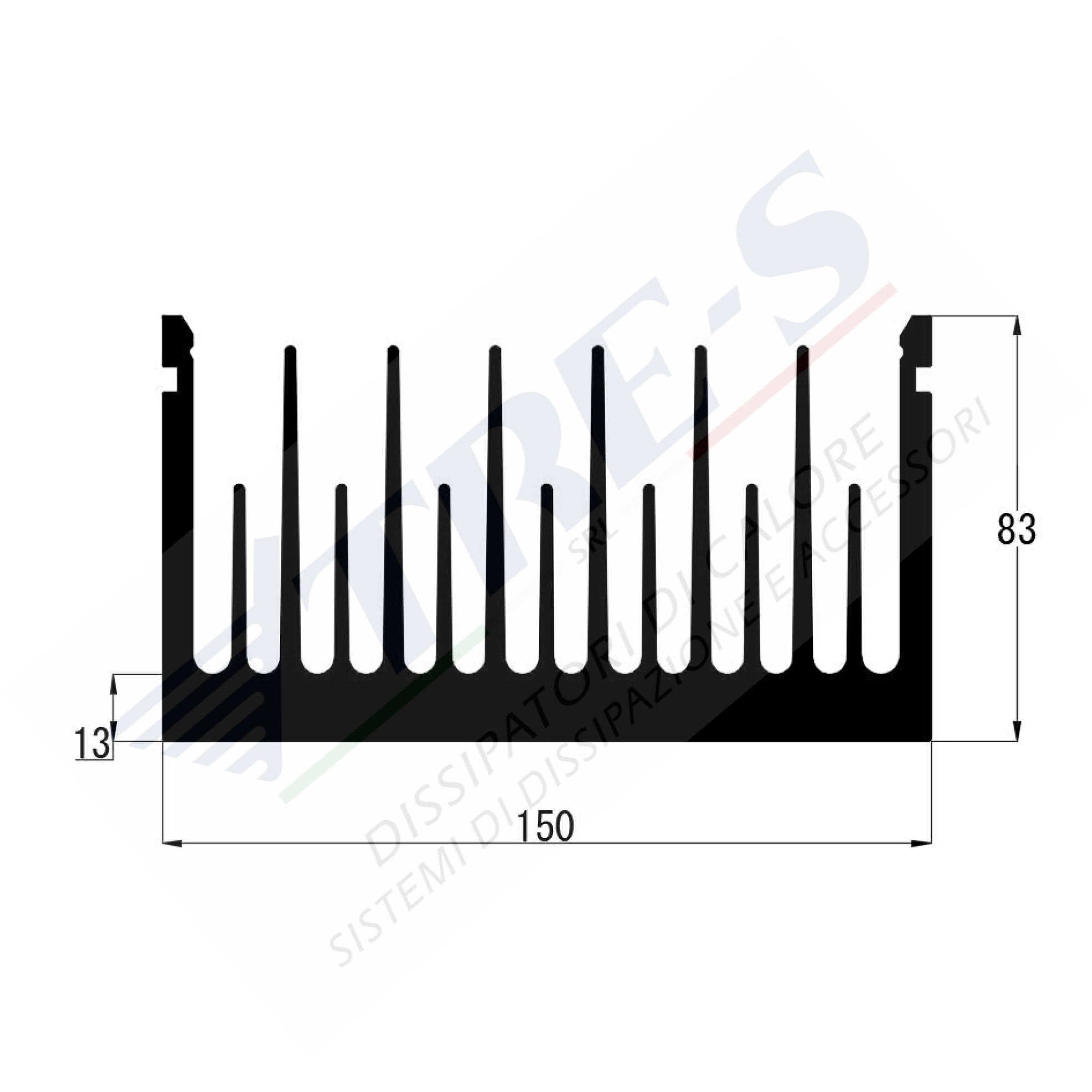PRO1227 - Dissipatori a doppio profilo PRO1227 - Dissipatori a doppio profilo