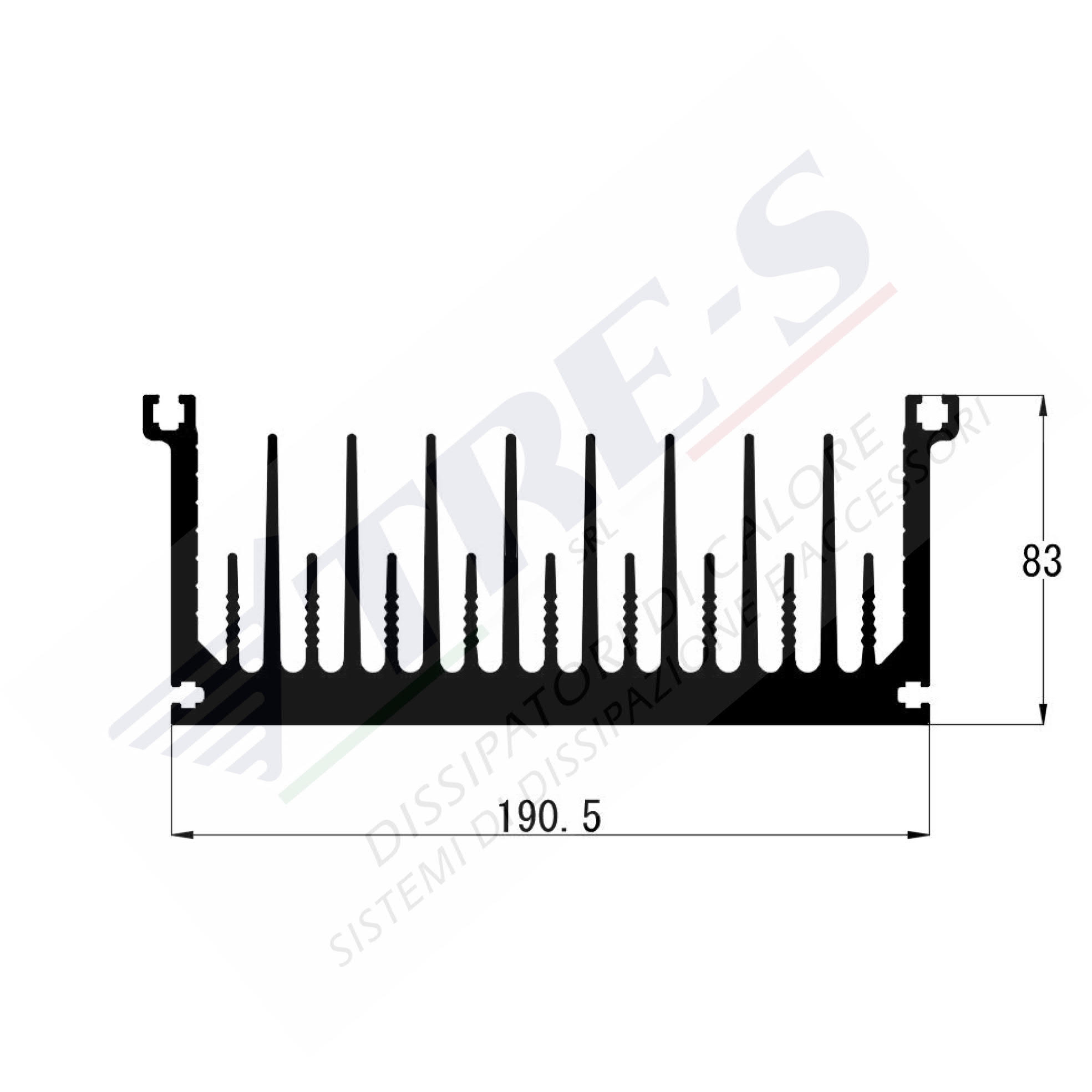 PRO1230 - Dissipatori per moduli di potenza