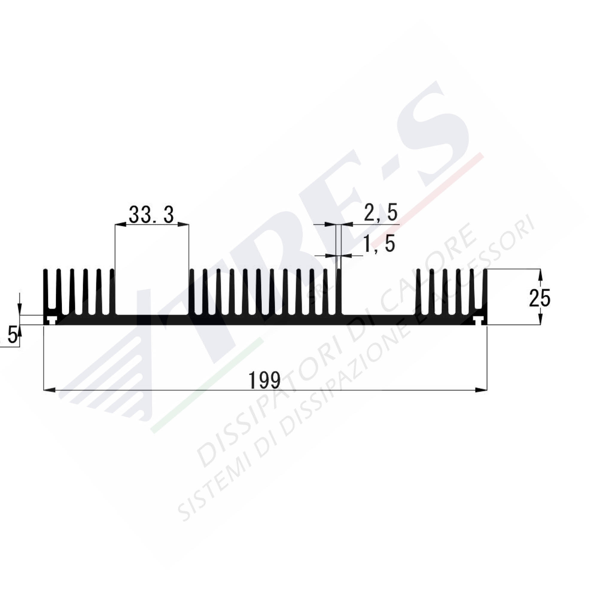 PRO1258 - Dissipatori per media potenza PRO1258 - Dissipatori per media potenza