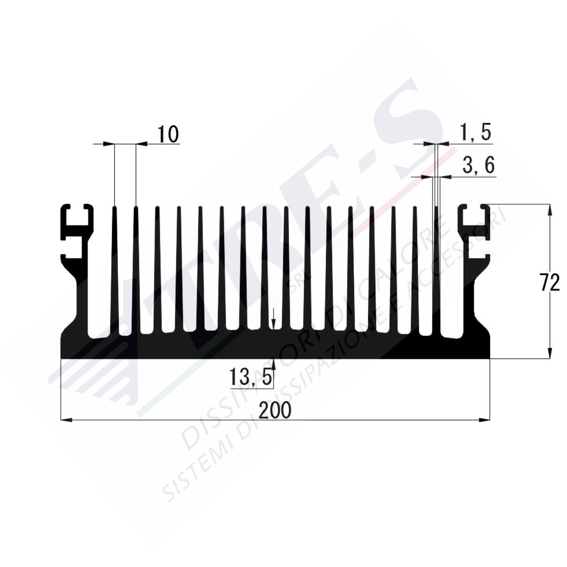 PRO1260 - Dissipatori per moduli di potenza