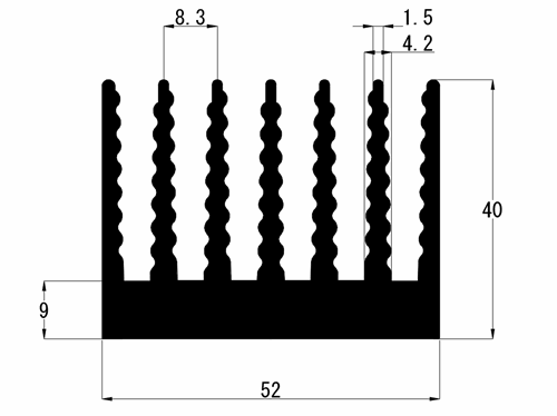PRO1271 - Dissipatori per moduli di potenza PRO1271 - Dissipatori per moduli di potenza