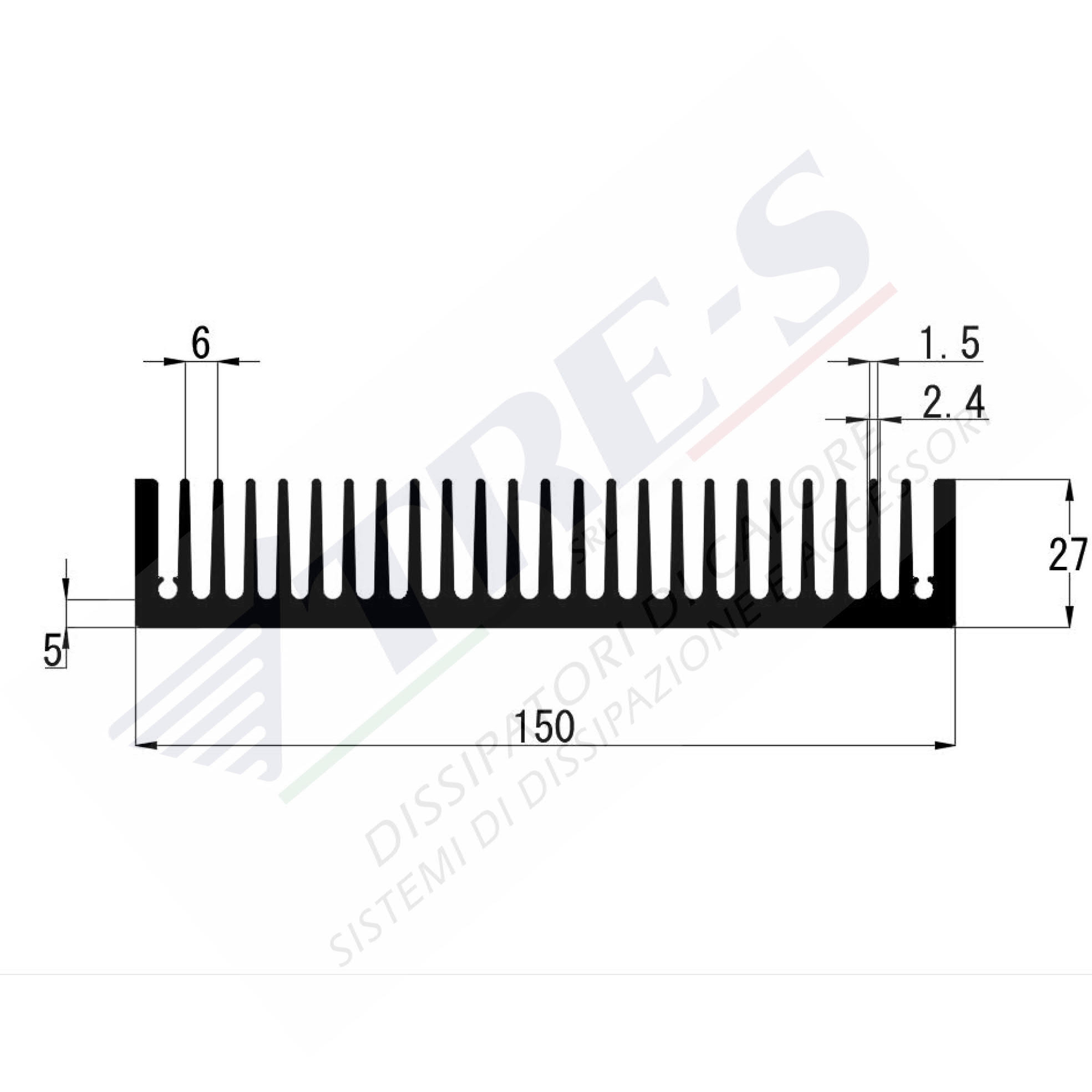 PRO1283 - Dissipatori per moduli di potenza