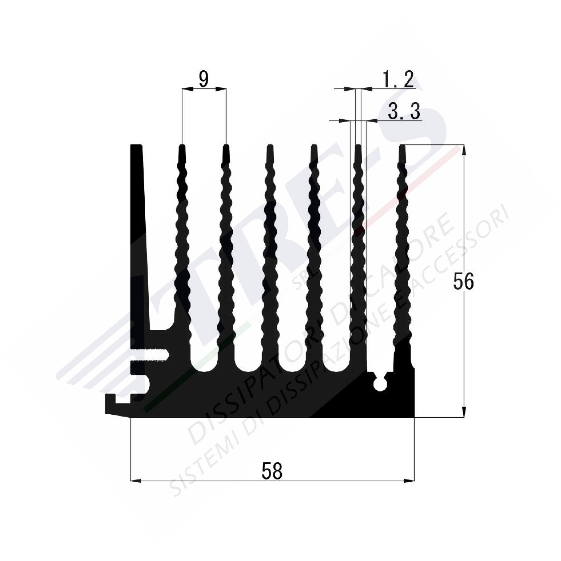 PRO1295 - Dissipatori per moduli di potenza PRO1295 - Dissipatori per moduli di potenza