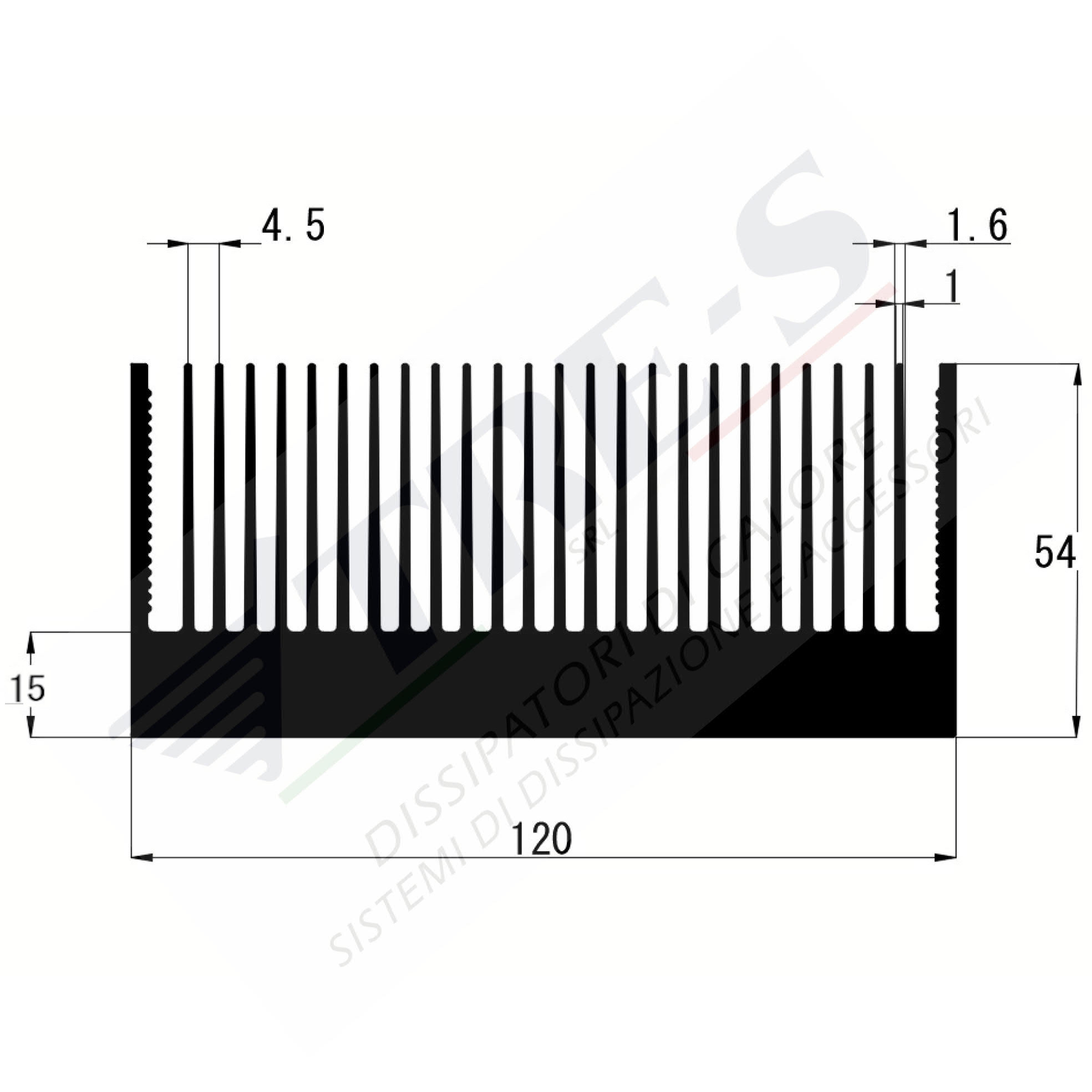 PRO1316 - Dissipatori per moduli di potenza