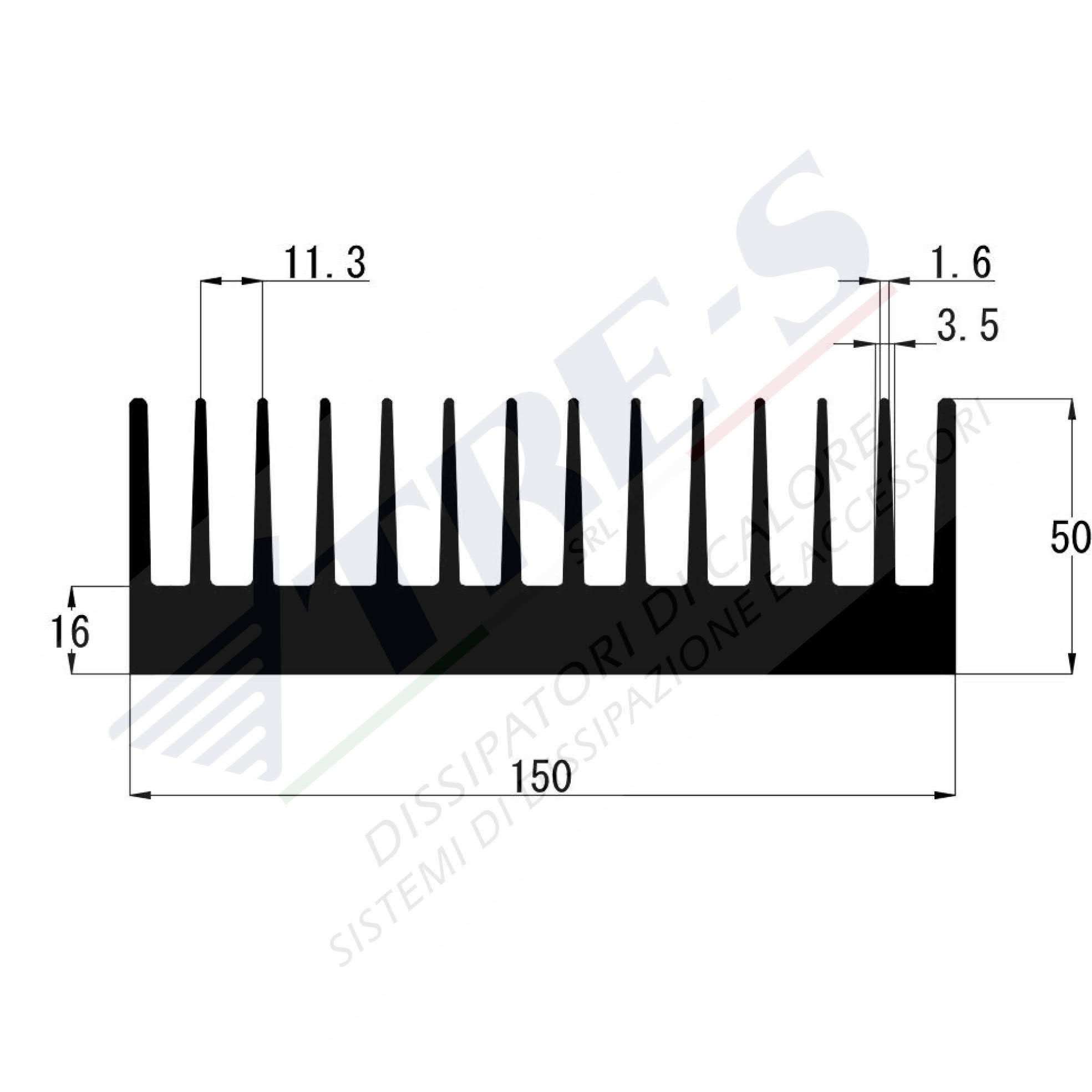 PRO1321 - Dissipatori per moduli di potenza