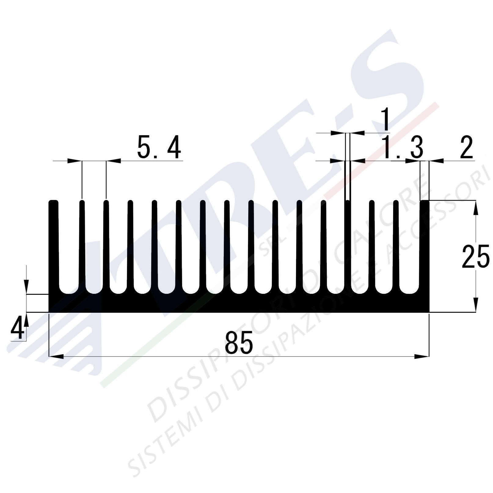 PRO1324 - Dissipatori per moduli di potenza