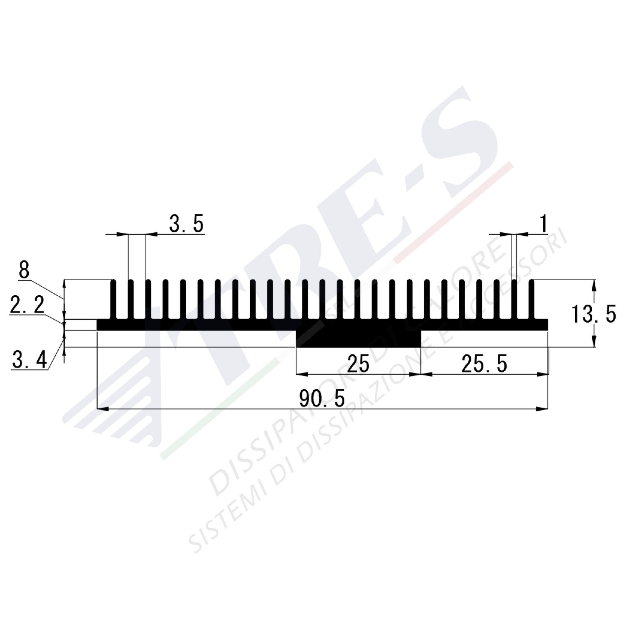 Dissipatore di calore PRO1334